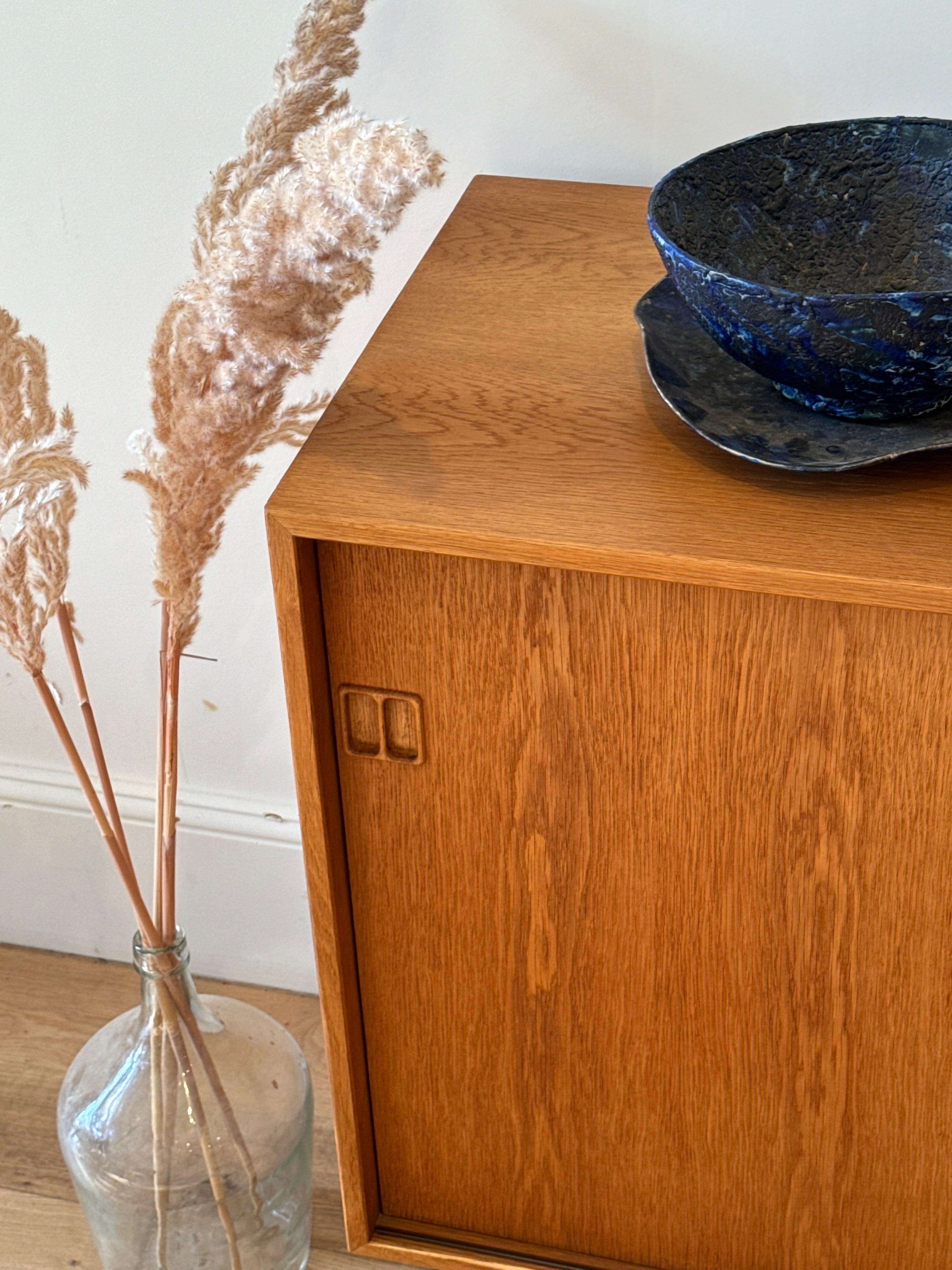 Enfilade scandinave vintage en chêne clair "Maja"