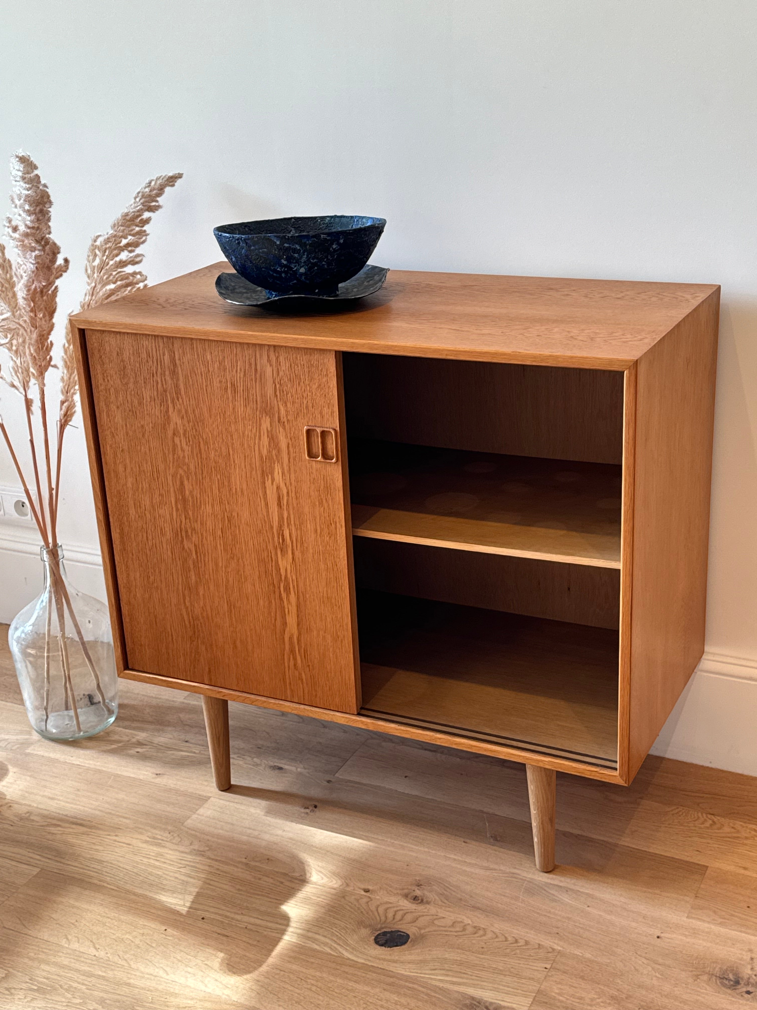 Enfilade scandinave vintage en chêne clair "Maja"