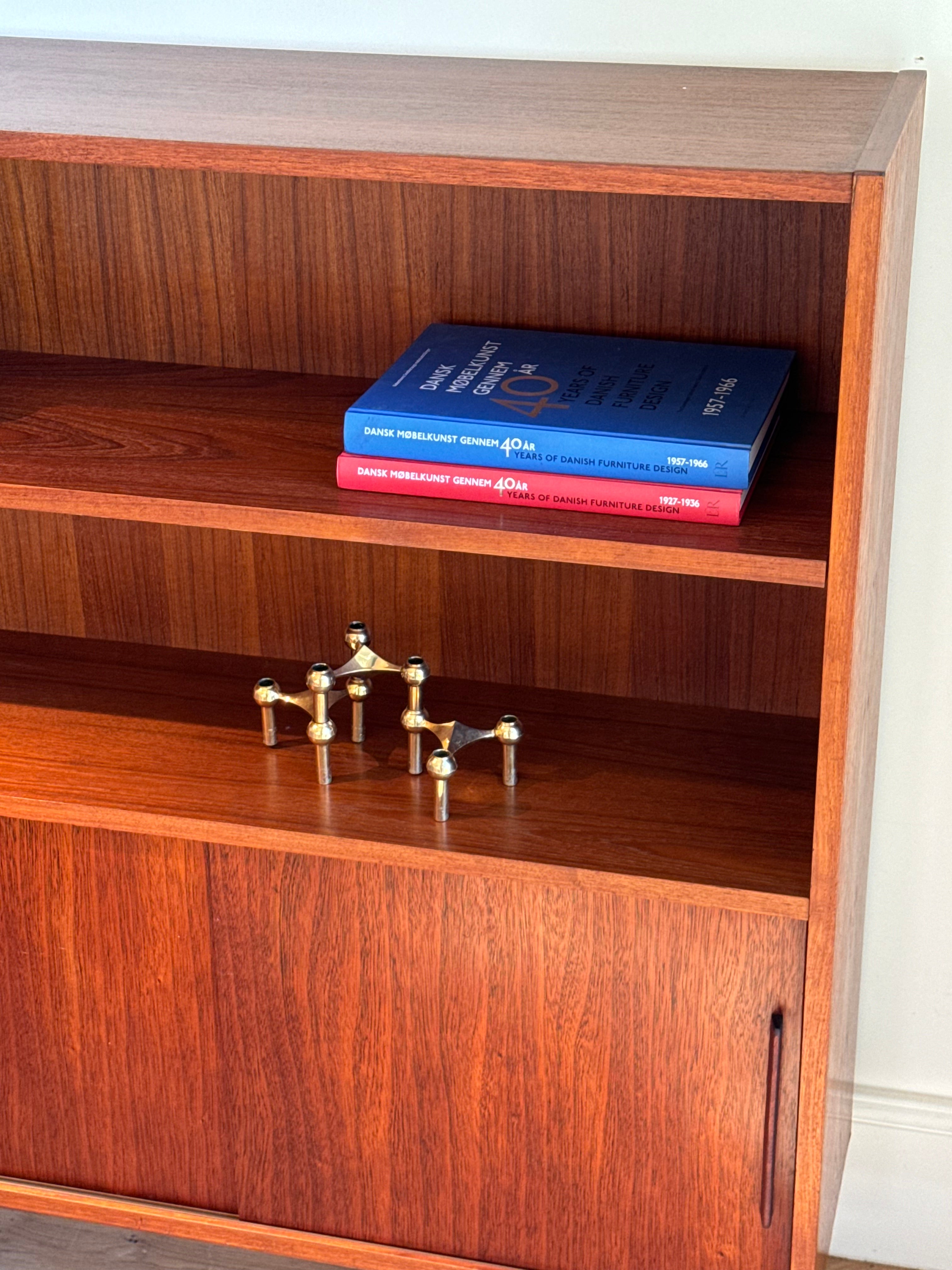 Bibliothèque scandinave vintage en teck "Mads"