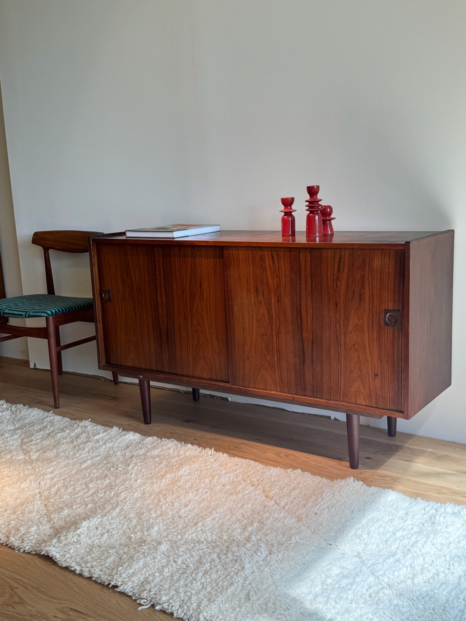 Enfilade scandinave vintage en palissandre « Elin » – Années 60