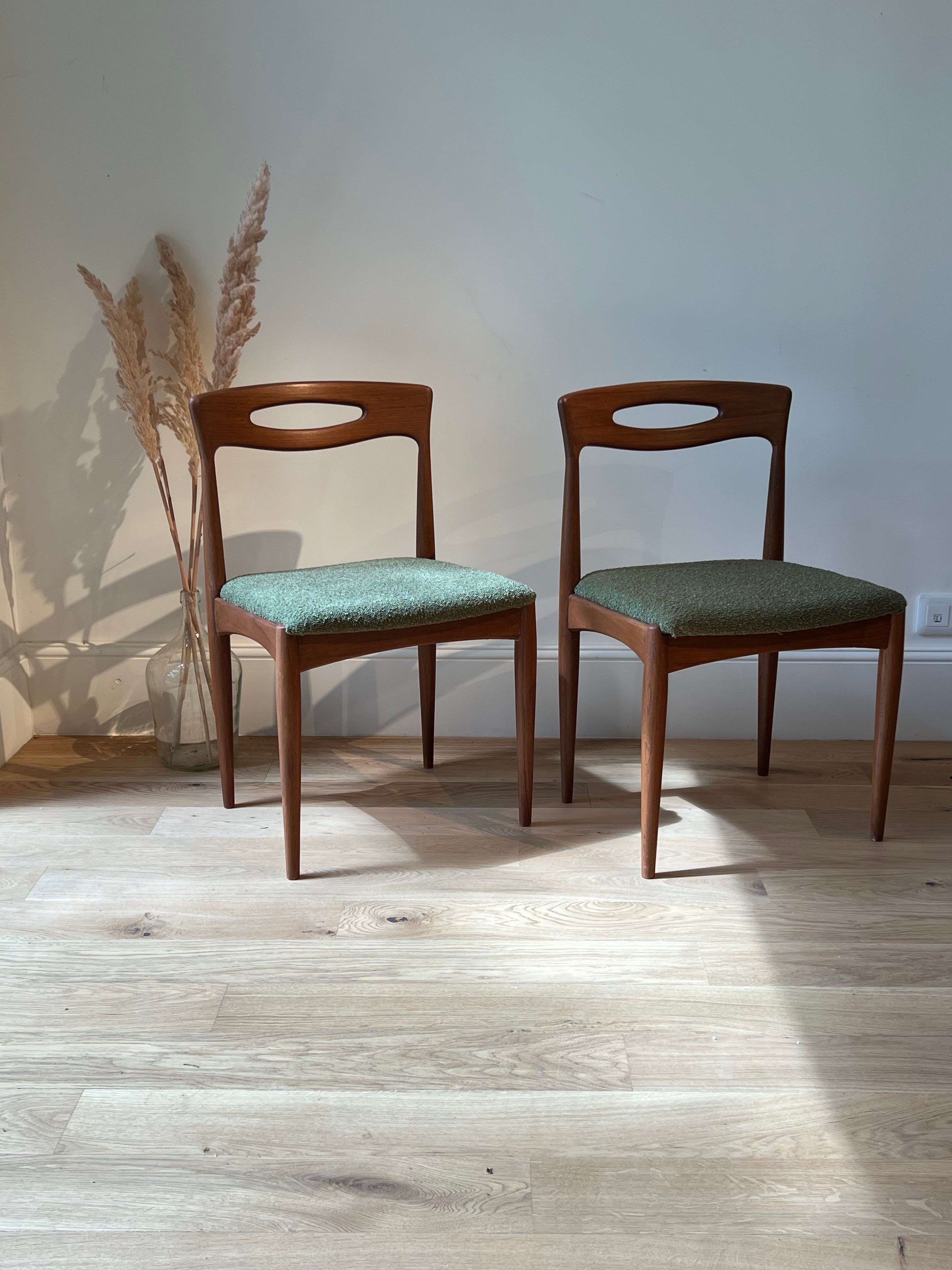 Paire de chaises vintage scandinave "Zora"