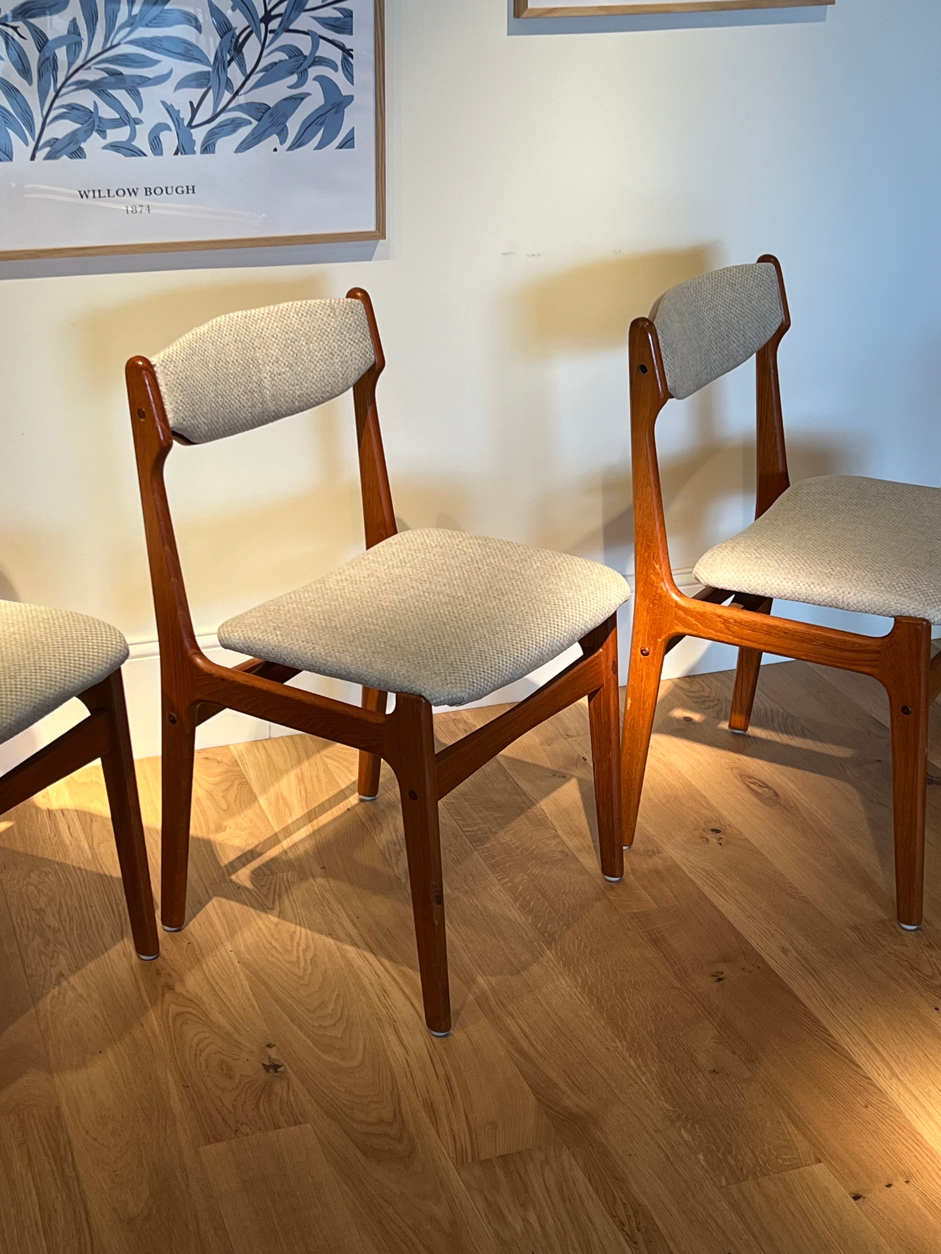 Chaise scandinave vintage en chêne « Irma » (2 disponibles)