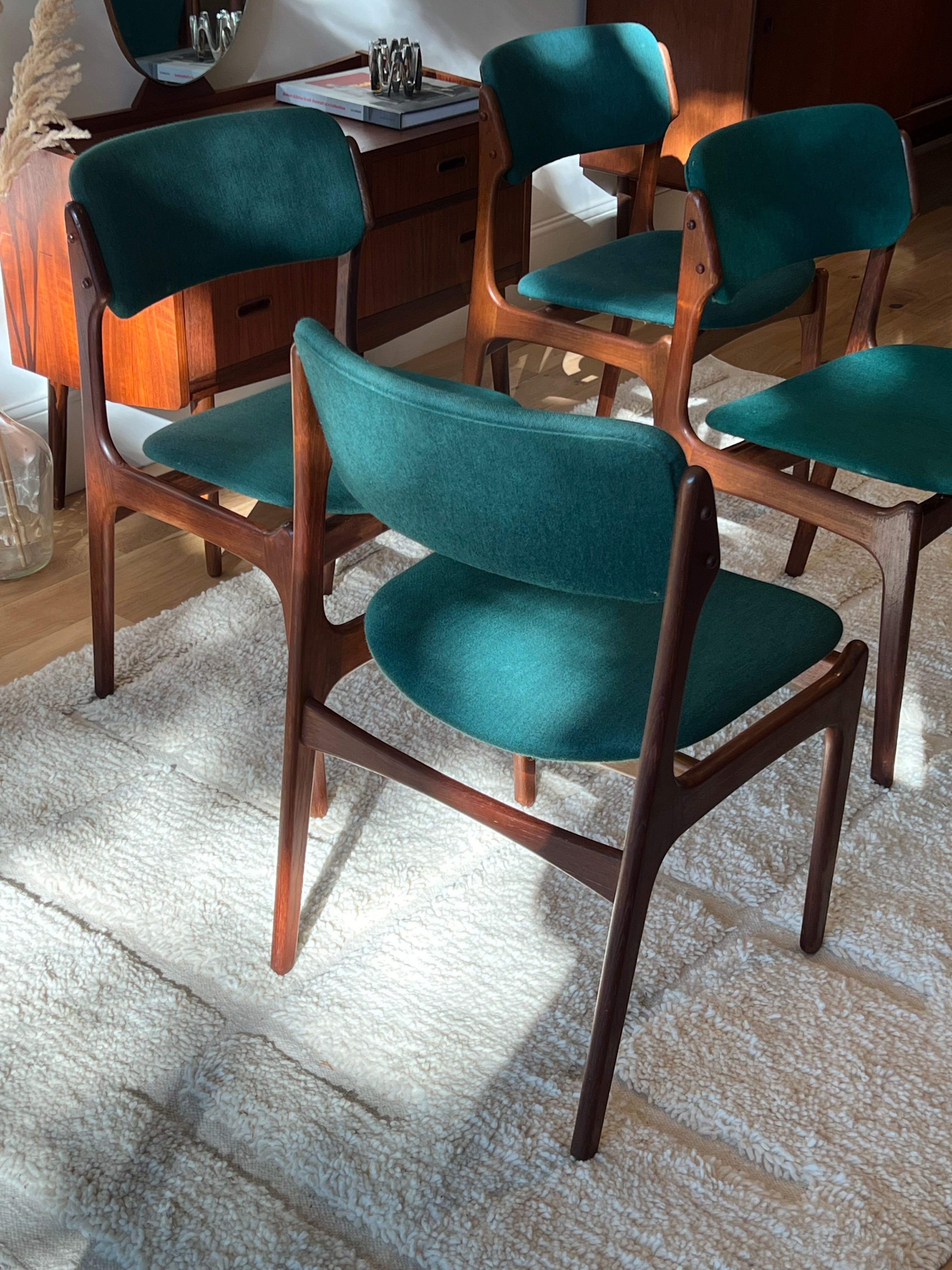 Pré-commande | Chaise scandinave vintage Erik Buch modèle 49 personnalisable
