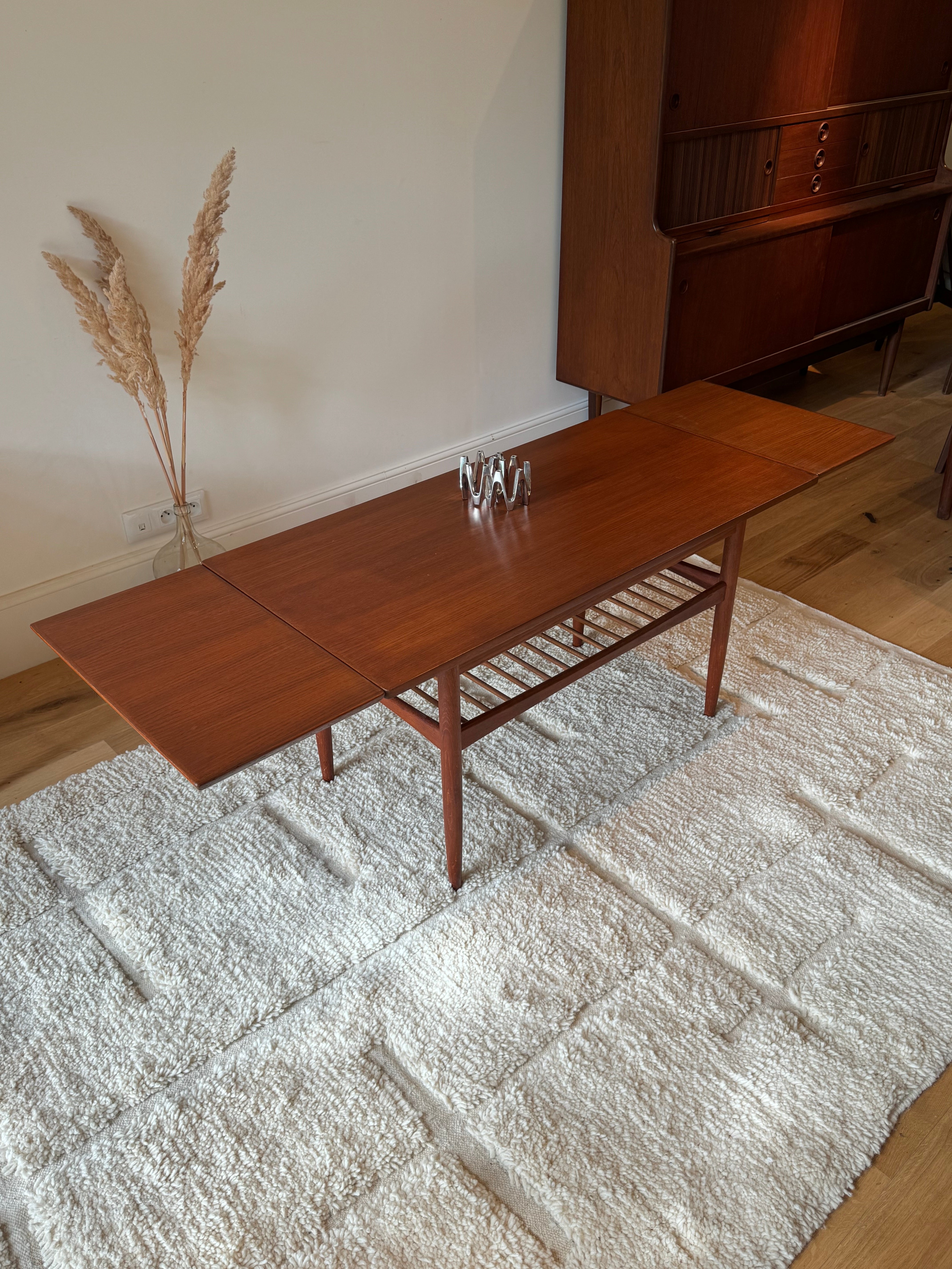 Table basse scandinave vintage extensible "Aya"
