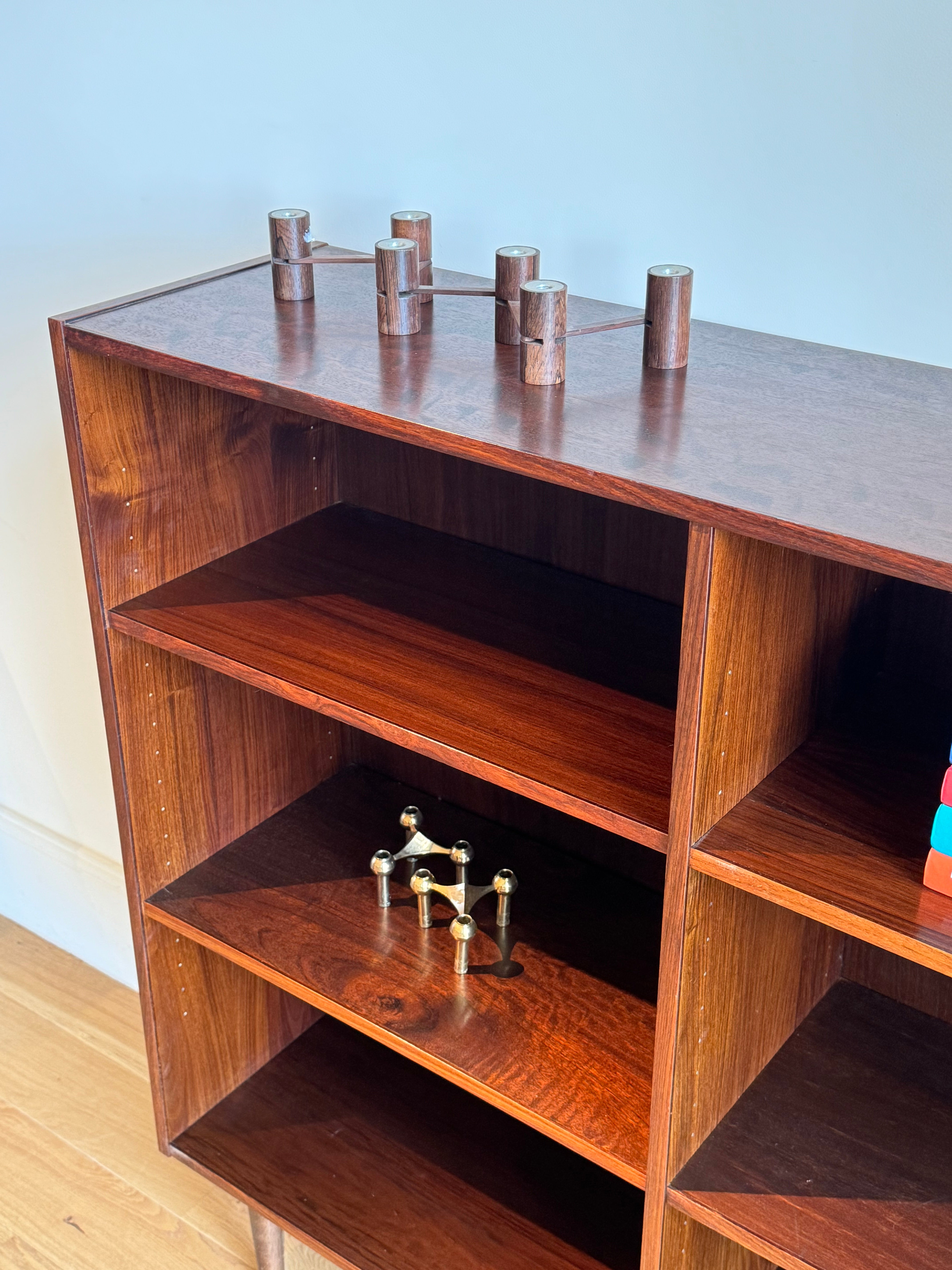 Bibliothèque scandinave vintage en palissandre "Alfred"
