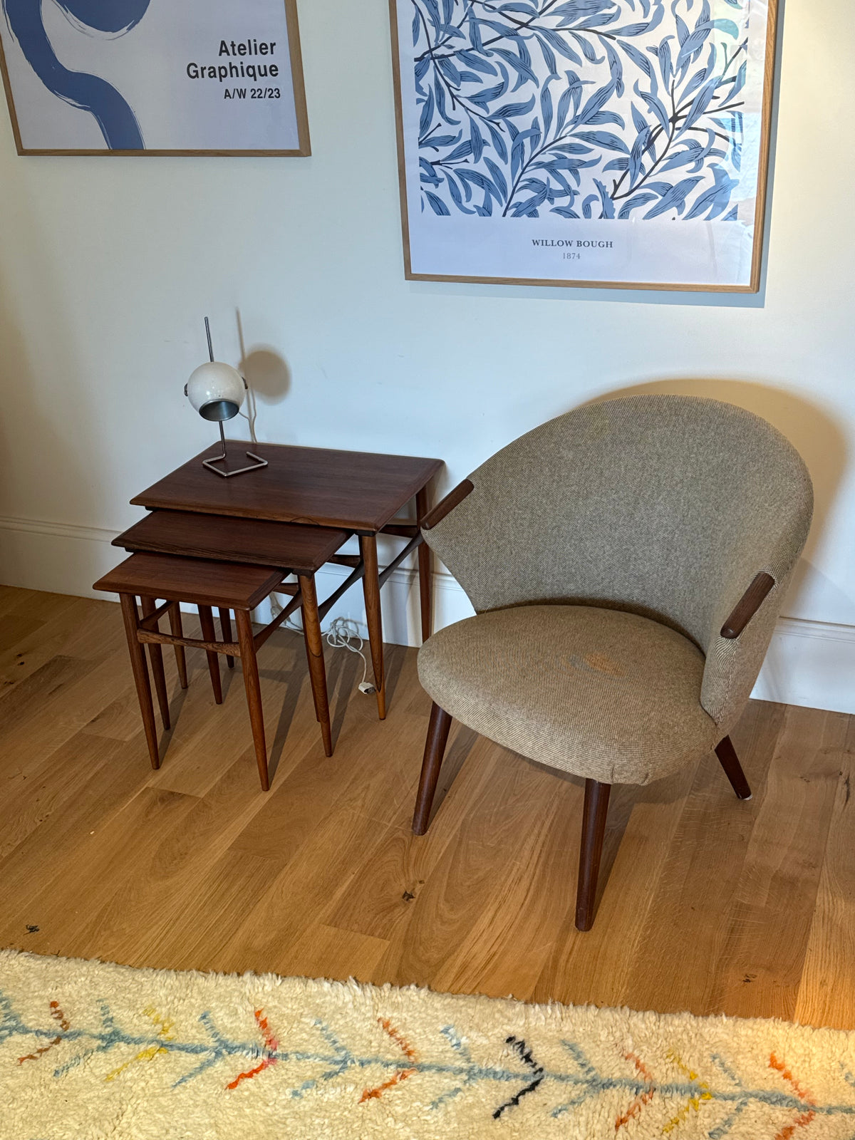 Fauteuil danois vintage « TV Chair » — Bent Møller Jepsen