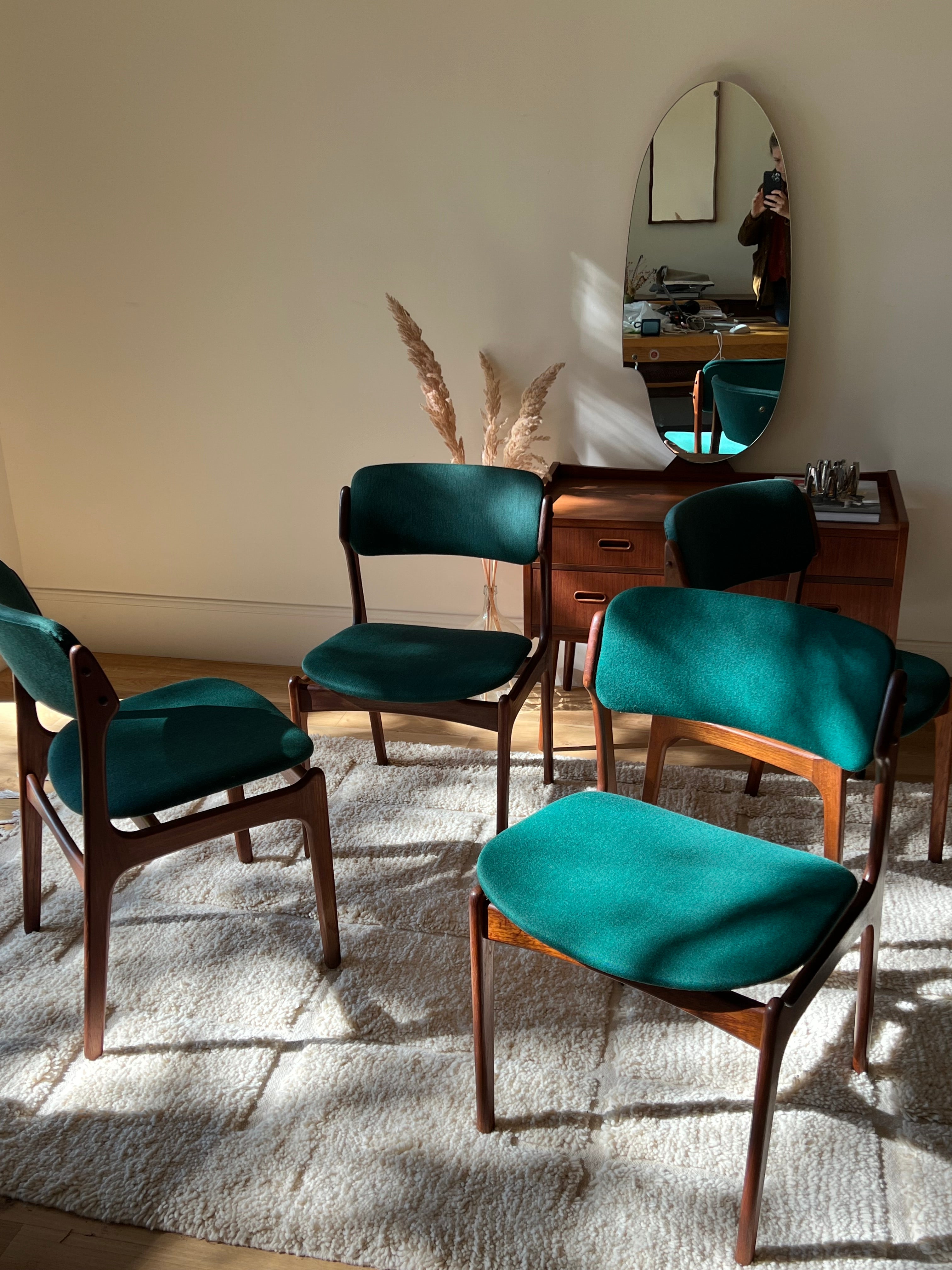 Pré-commande | Chaise scandinave vintage Erik Buch modèle 49 personnalisable
