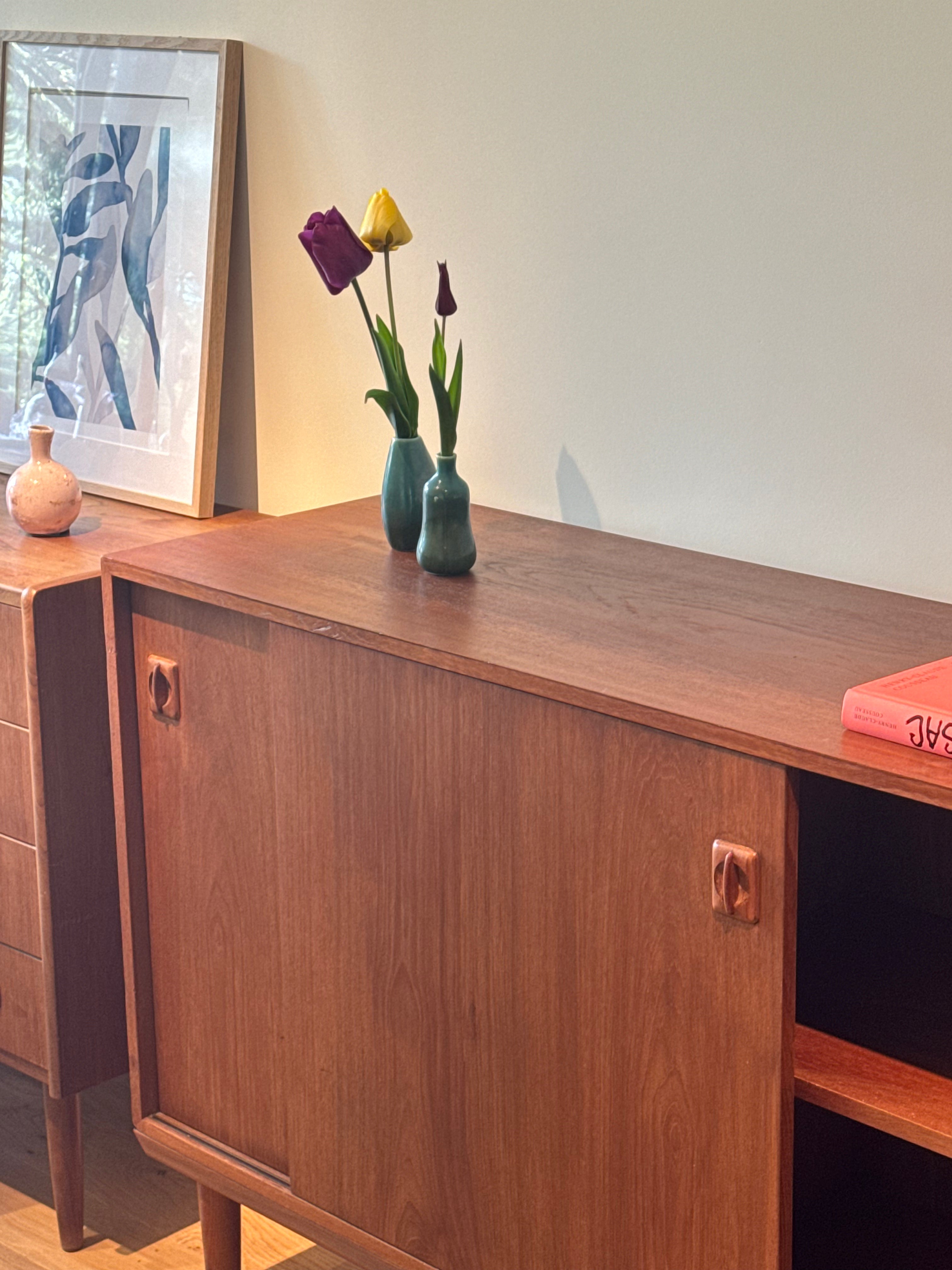 Enfilade scandinave vintage en teck "Bertil"