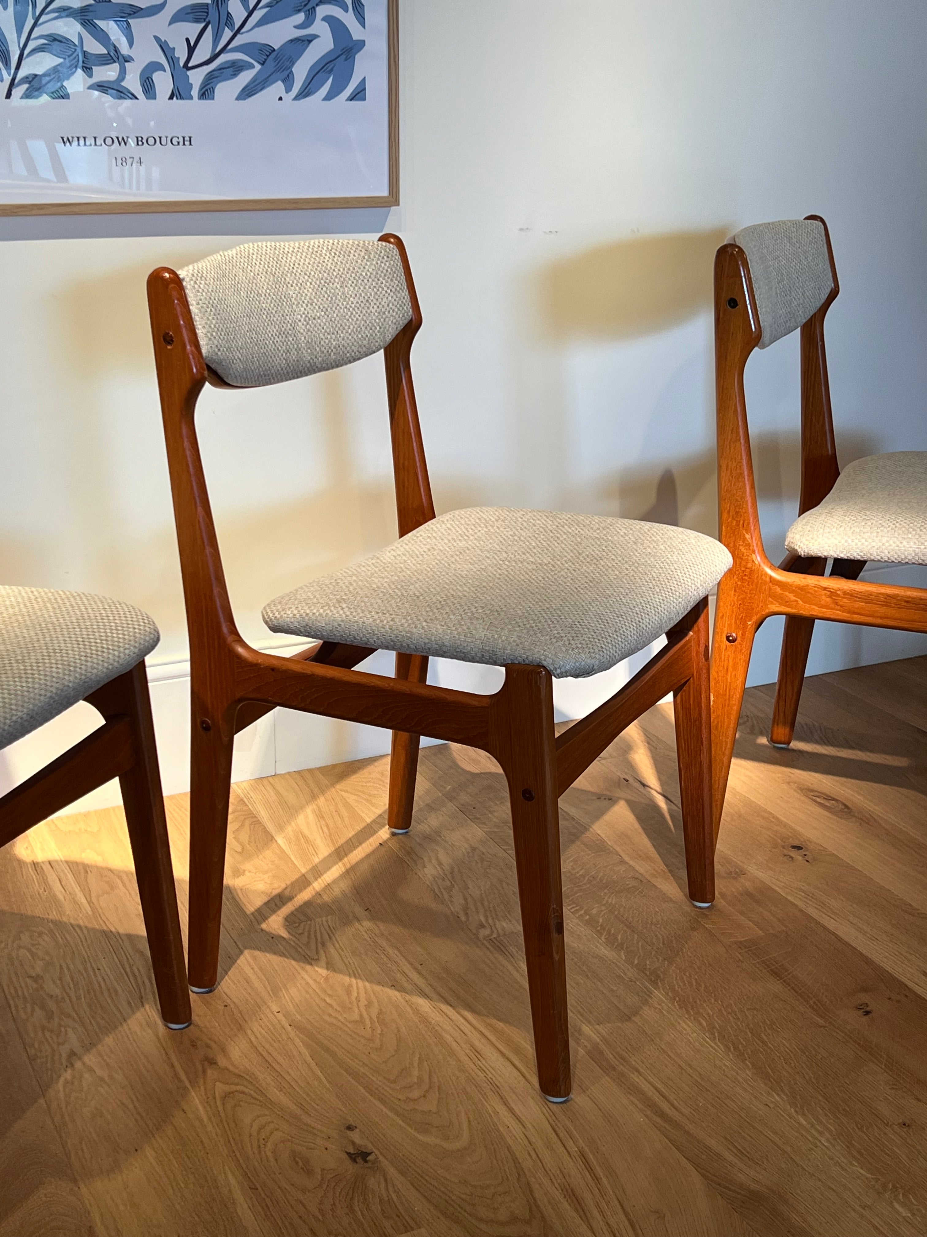 Chaise scandinave vintage en chêne « Irma » (2 disponibles)