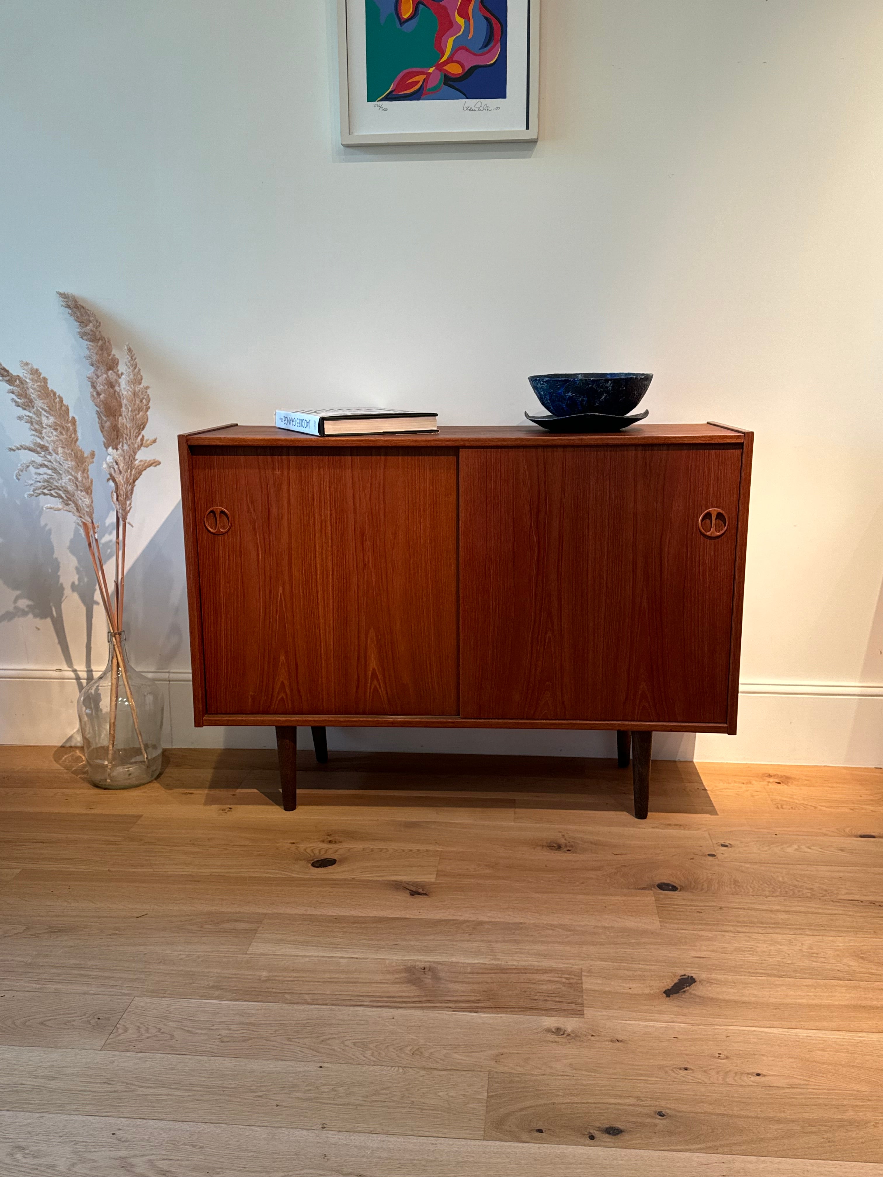 Enfilade en teck scandinave vintage "Solveig"