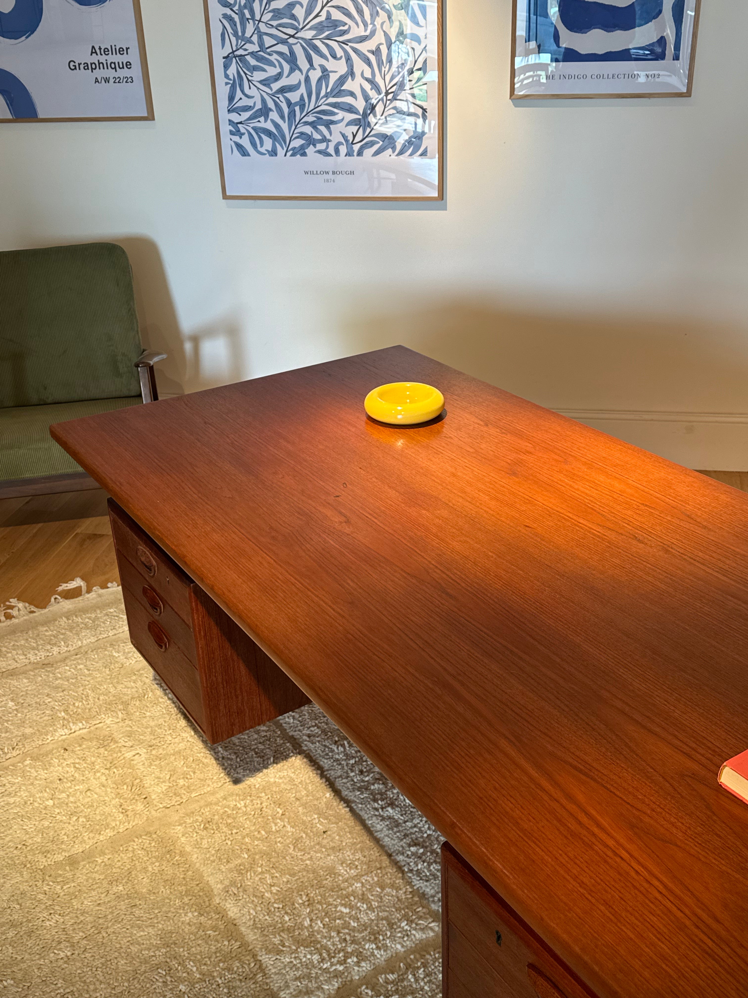 Bureau scandinave vintage Kai Kristiansen FM Møbler "Robbie"