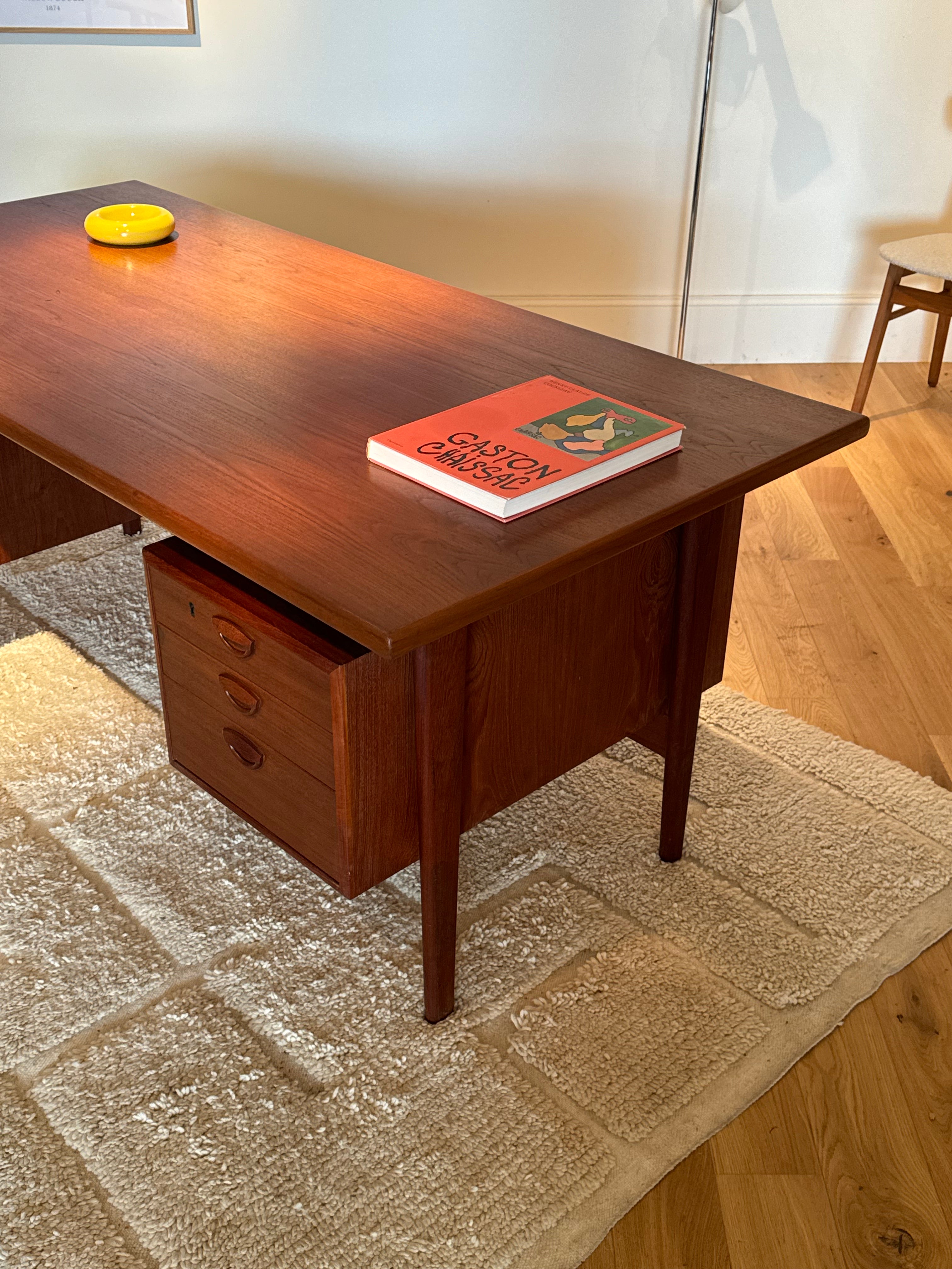 Bureau scandinave vintage Kai Kristiansen FM Møbler "Robbie"
