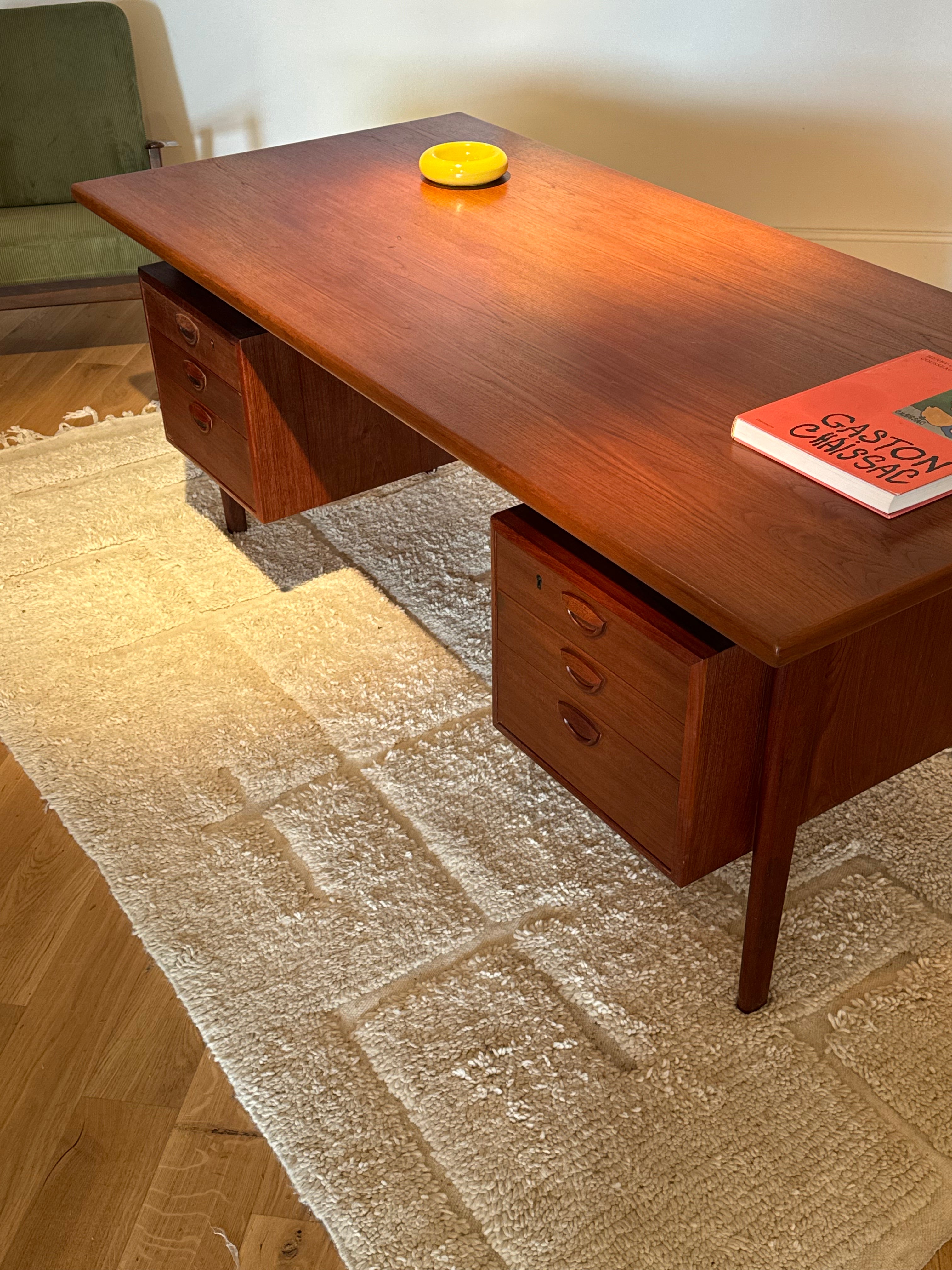 Bureau scandinave vintage Kai Kristiansen FM Møbler "Robbie"