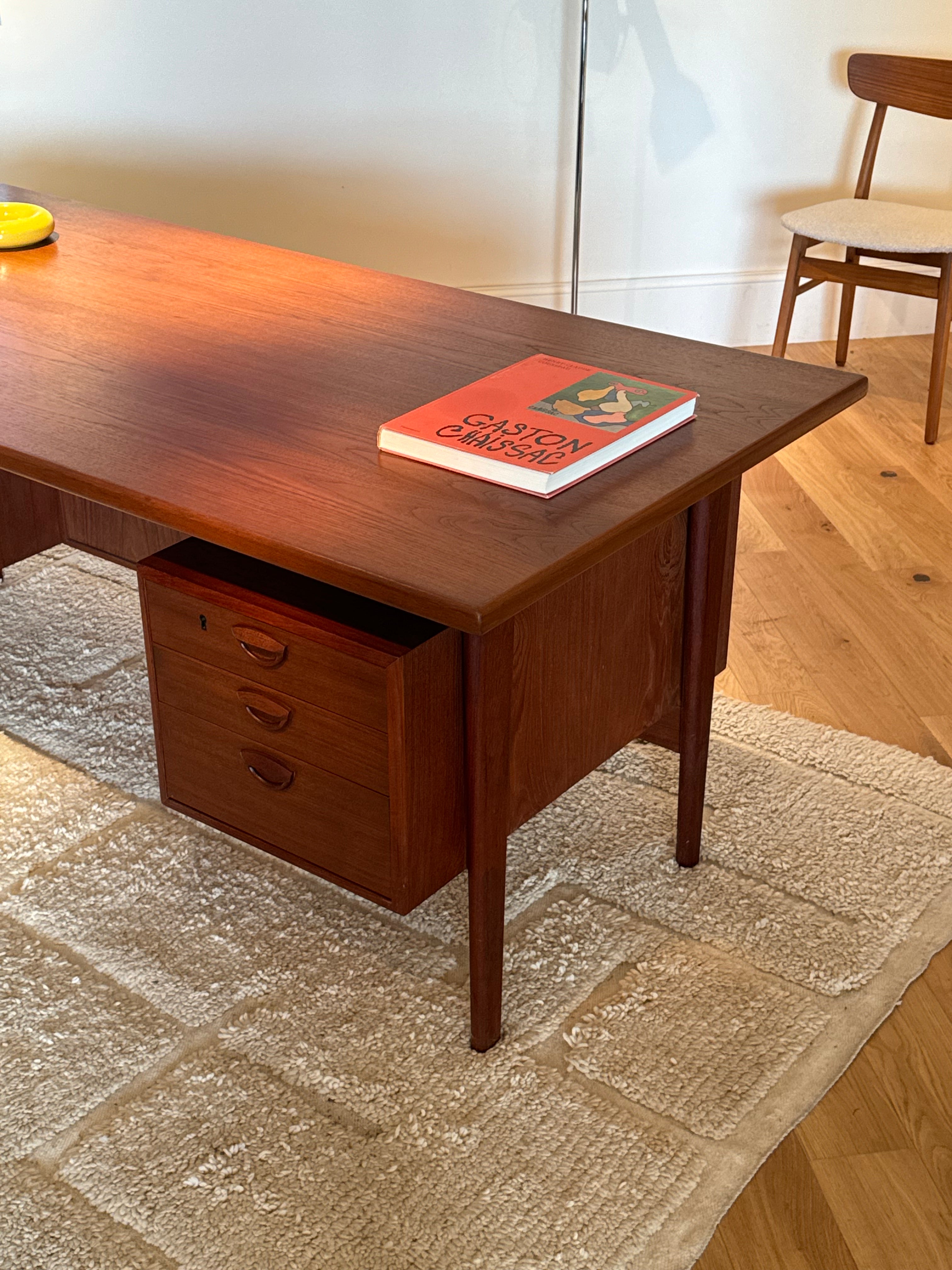Bureau scandinave vintage Kai Kristiansen FM Møbler "Robbie"