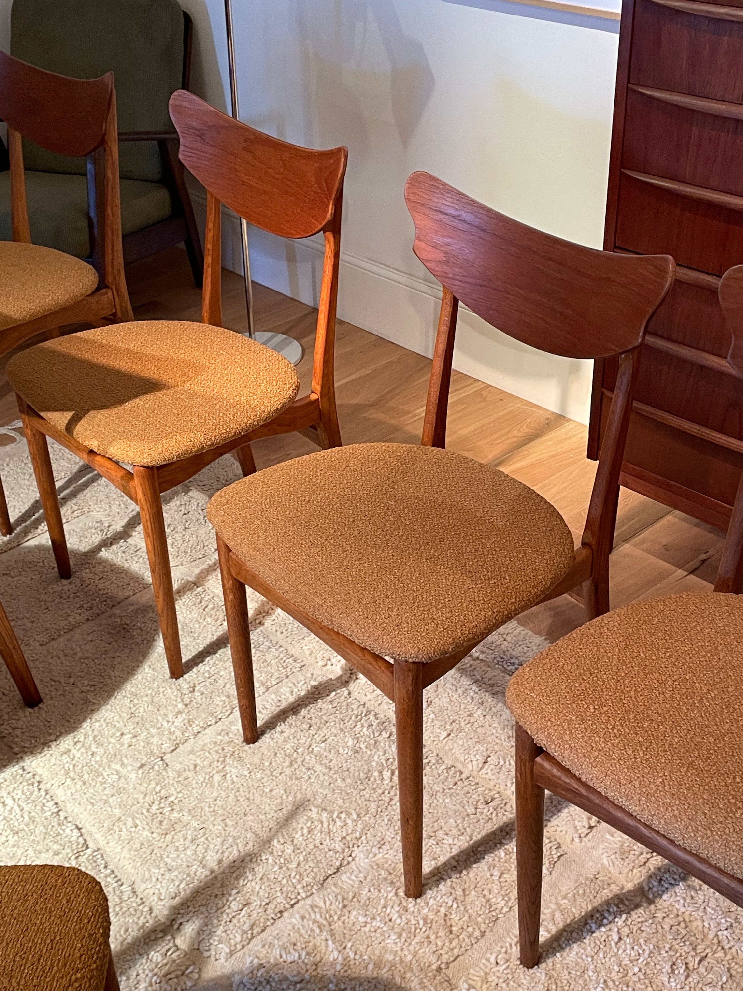 Chaise scandinave vintage « Rosa » (6 disponibles)