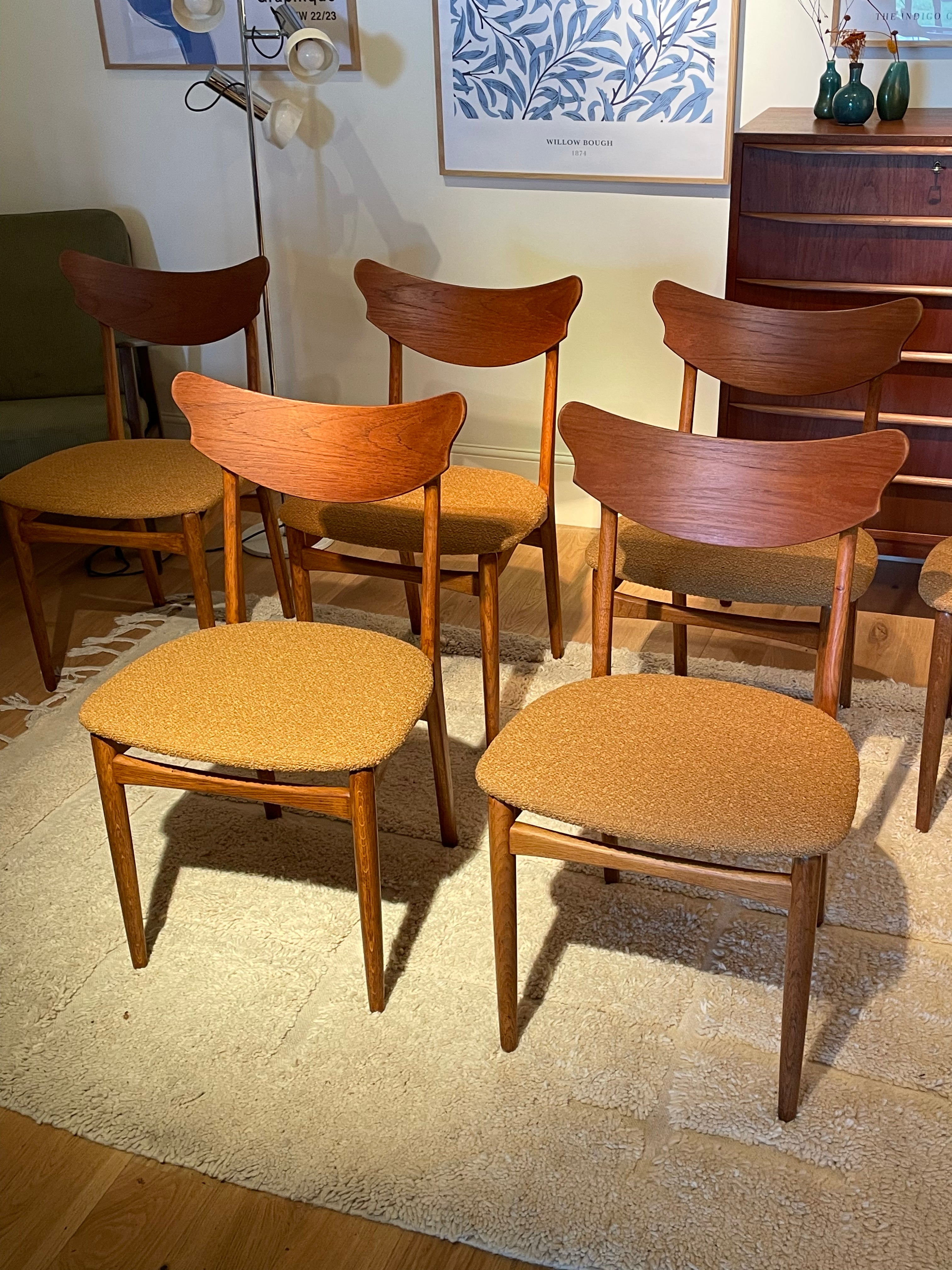 Chaise scandinave vintage « Rosa » (6 disponibles)
