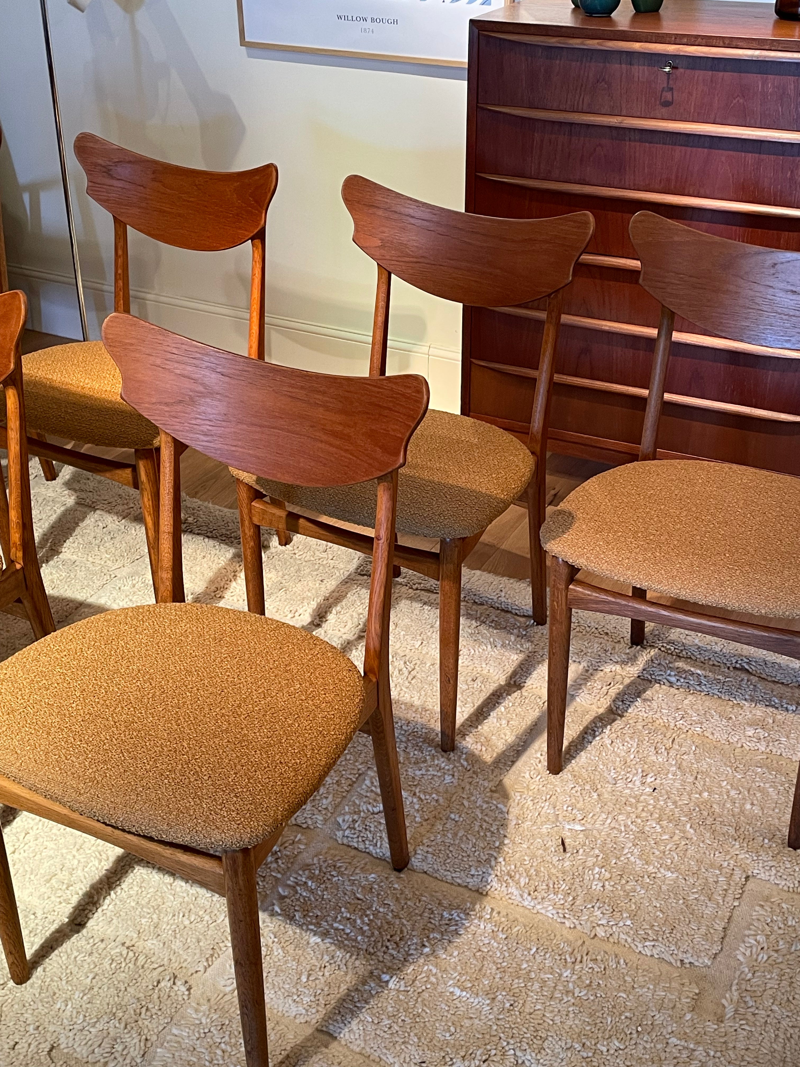 Chaise scandinave vintage « Rosa » (6 disponibles)