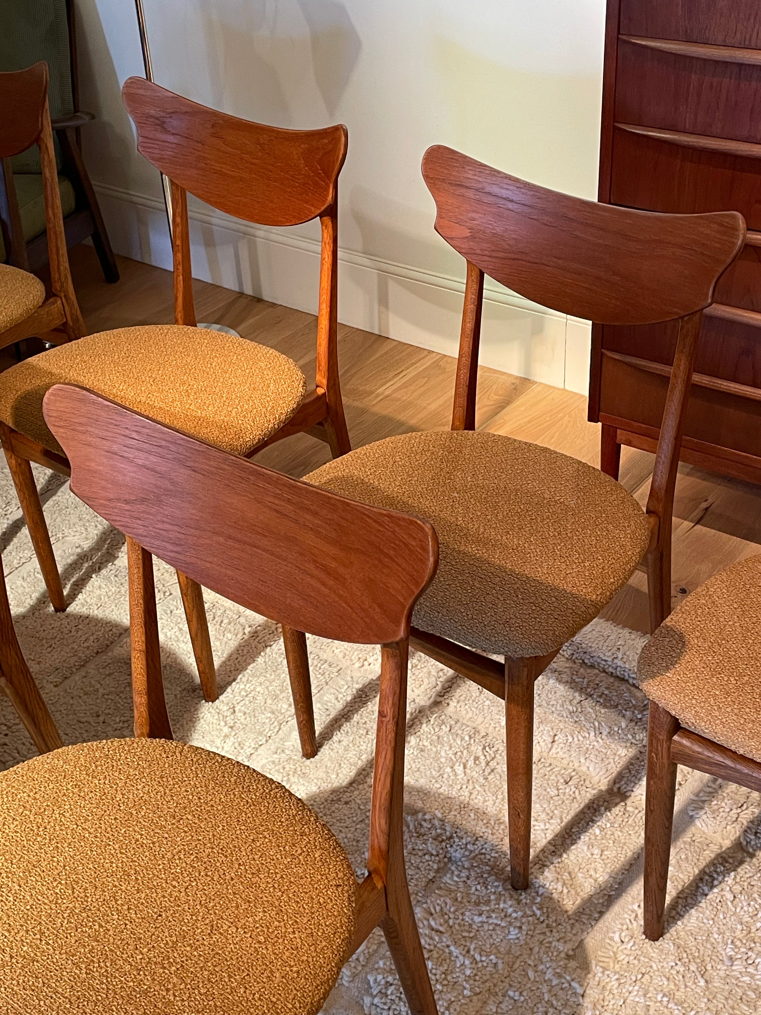 Chaise scandinave vintage « Rosa » (6 disponibles)