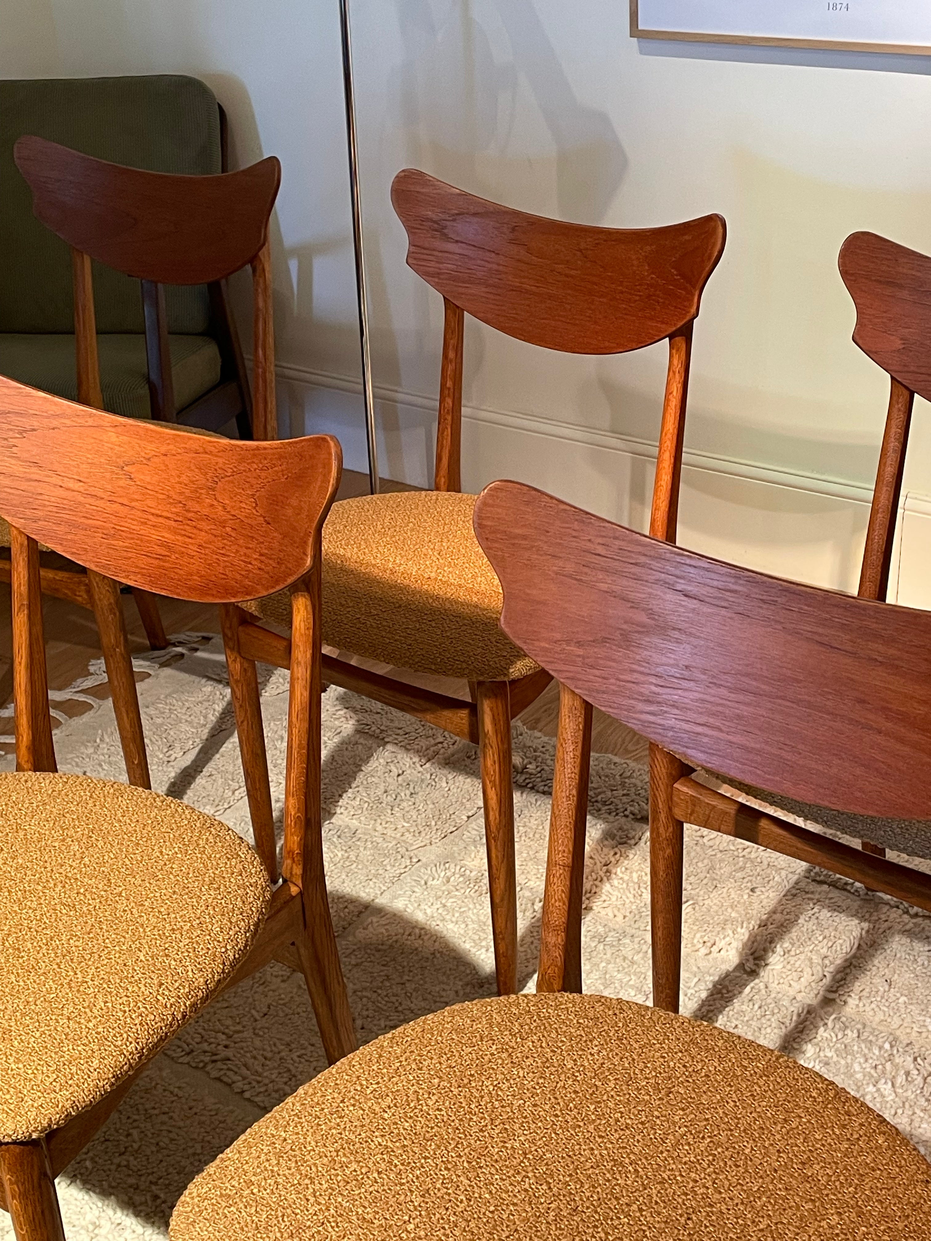 Chaise scandinave vintage « Rosa » (6 disponibles)