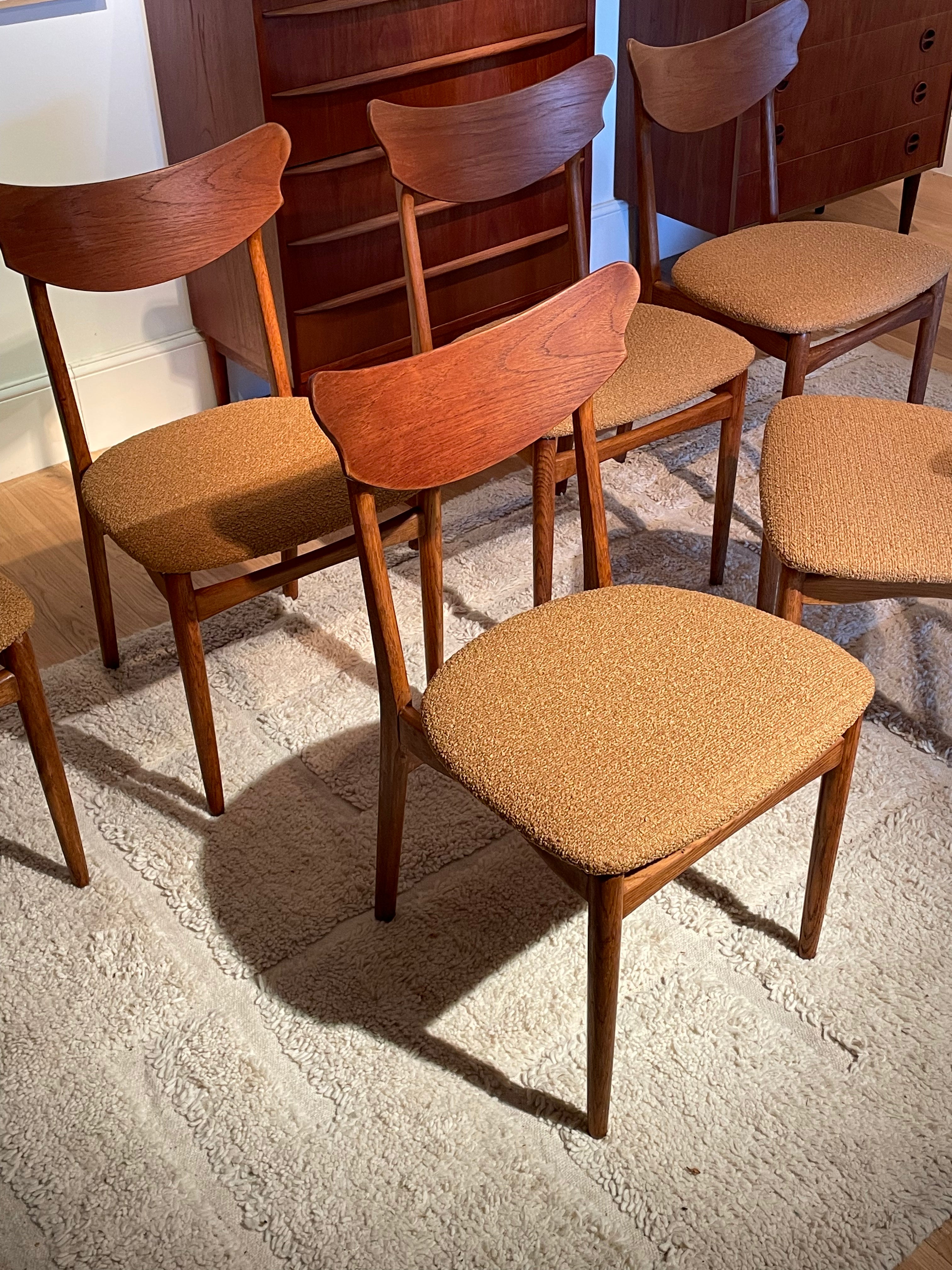 Chaise scandinave vintage « Rosa » (6 disponibles)