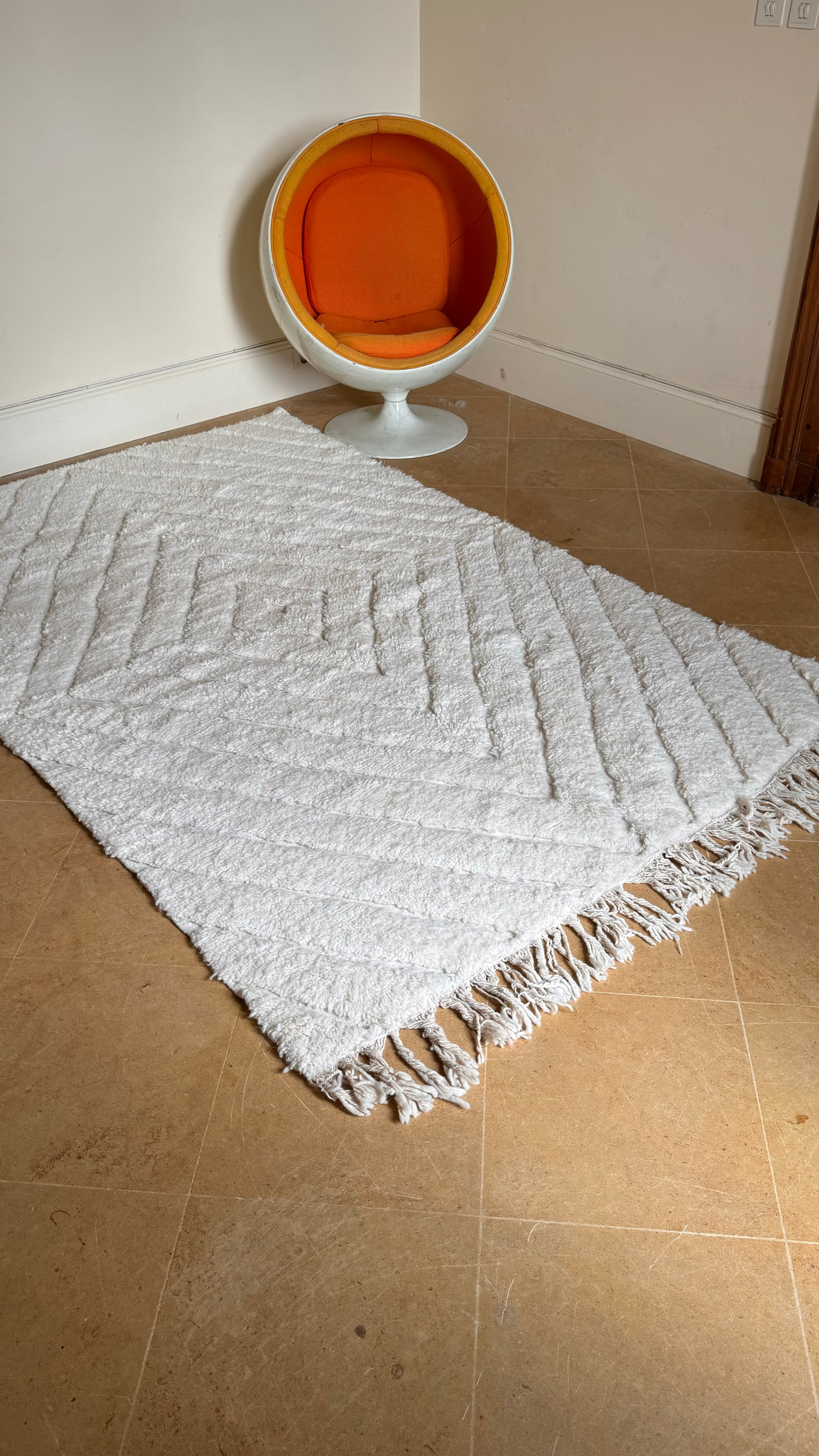 Tapis berbère Beni Ouarain 242 x 155 cm - Belal