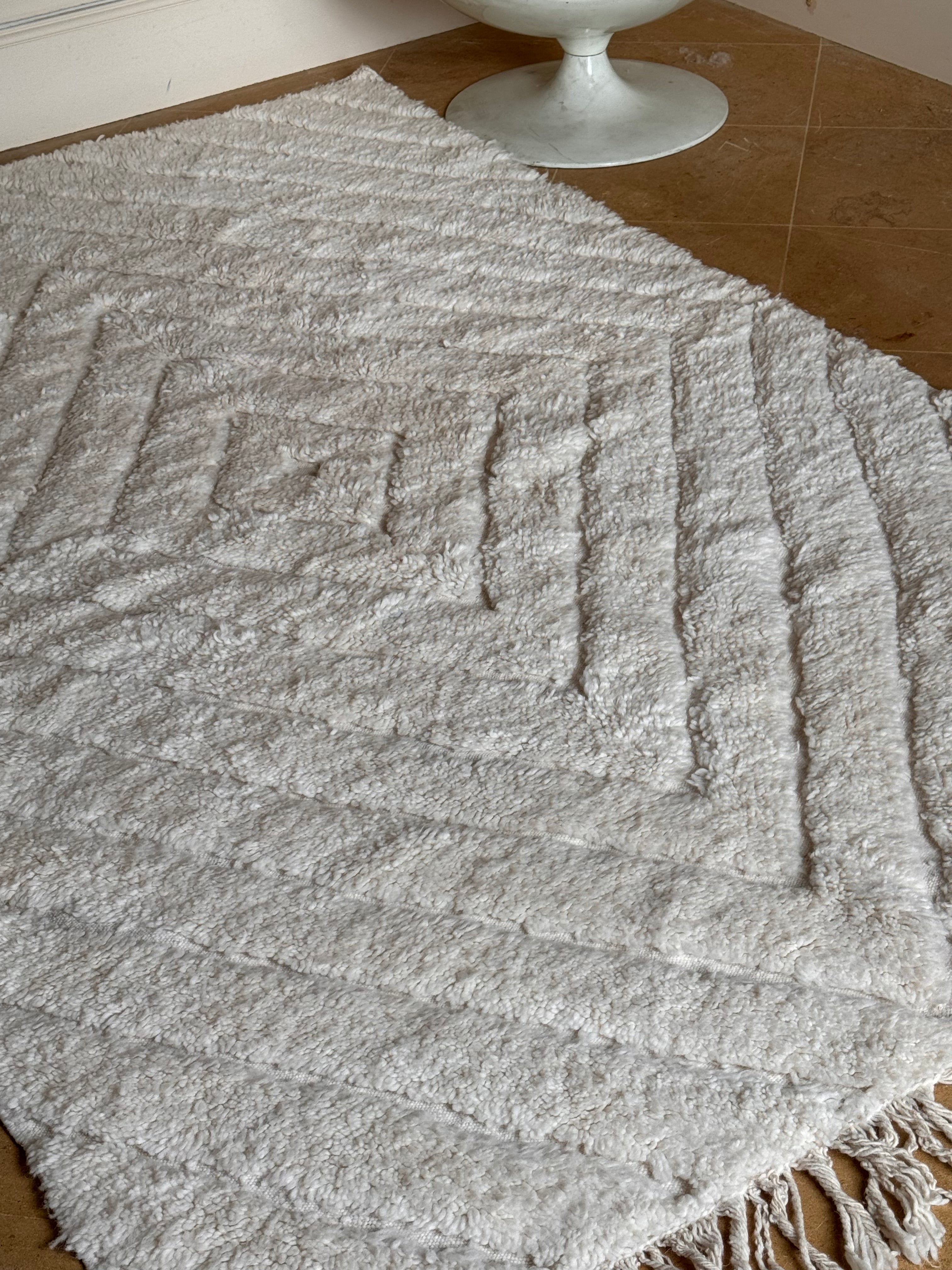 Tapis berbère Beni Ouarain 242 x 155 cm - Belal