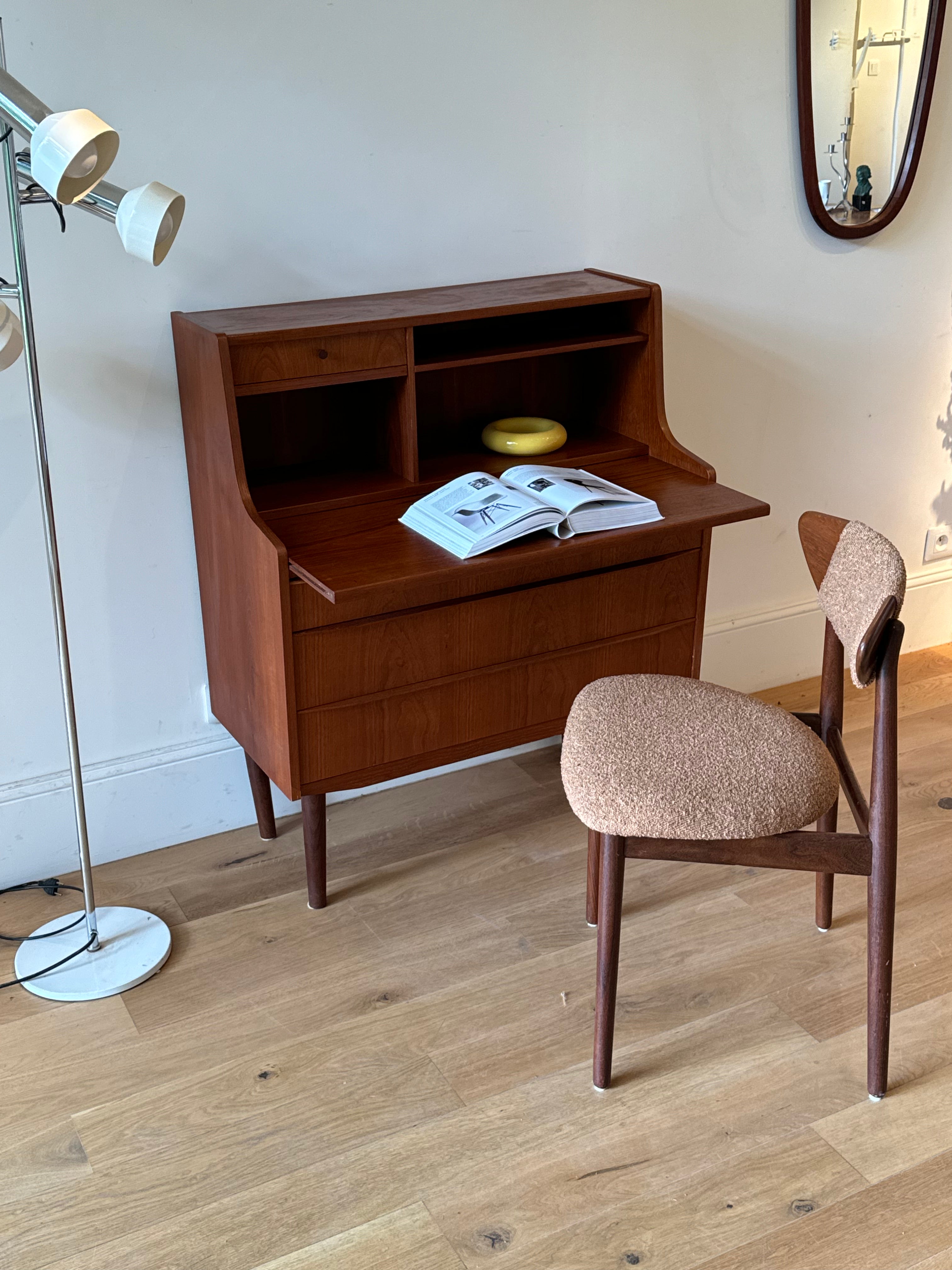 Secrétaire scandinave vintage "Viggo"