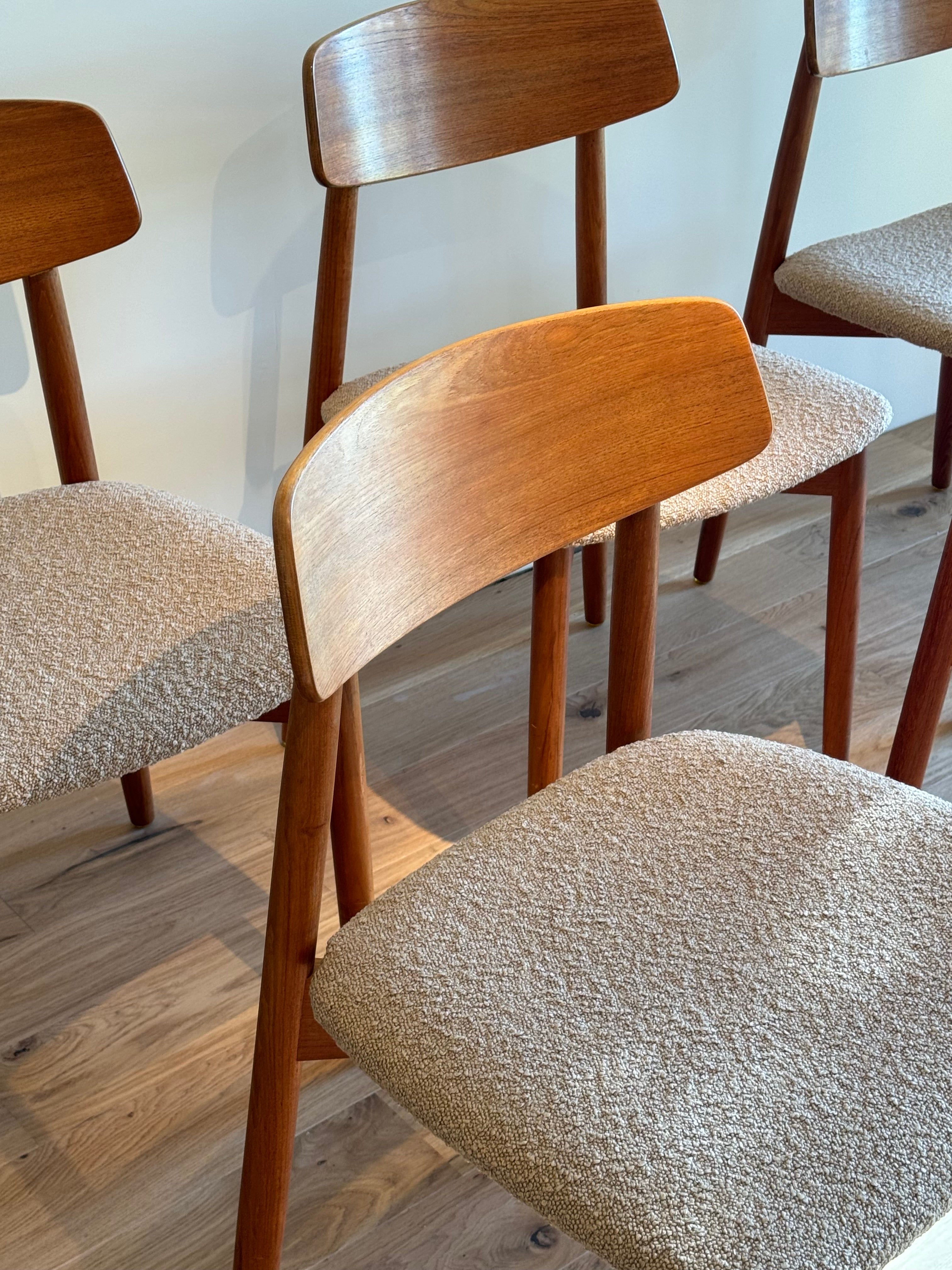 Chaises scandinaves vintage « Freja » par Harry Østergaard