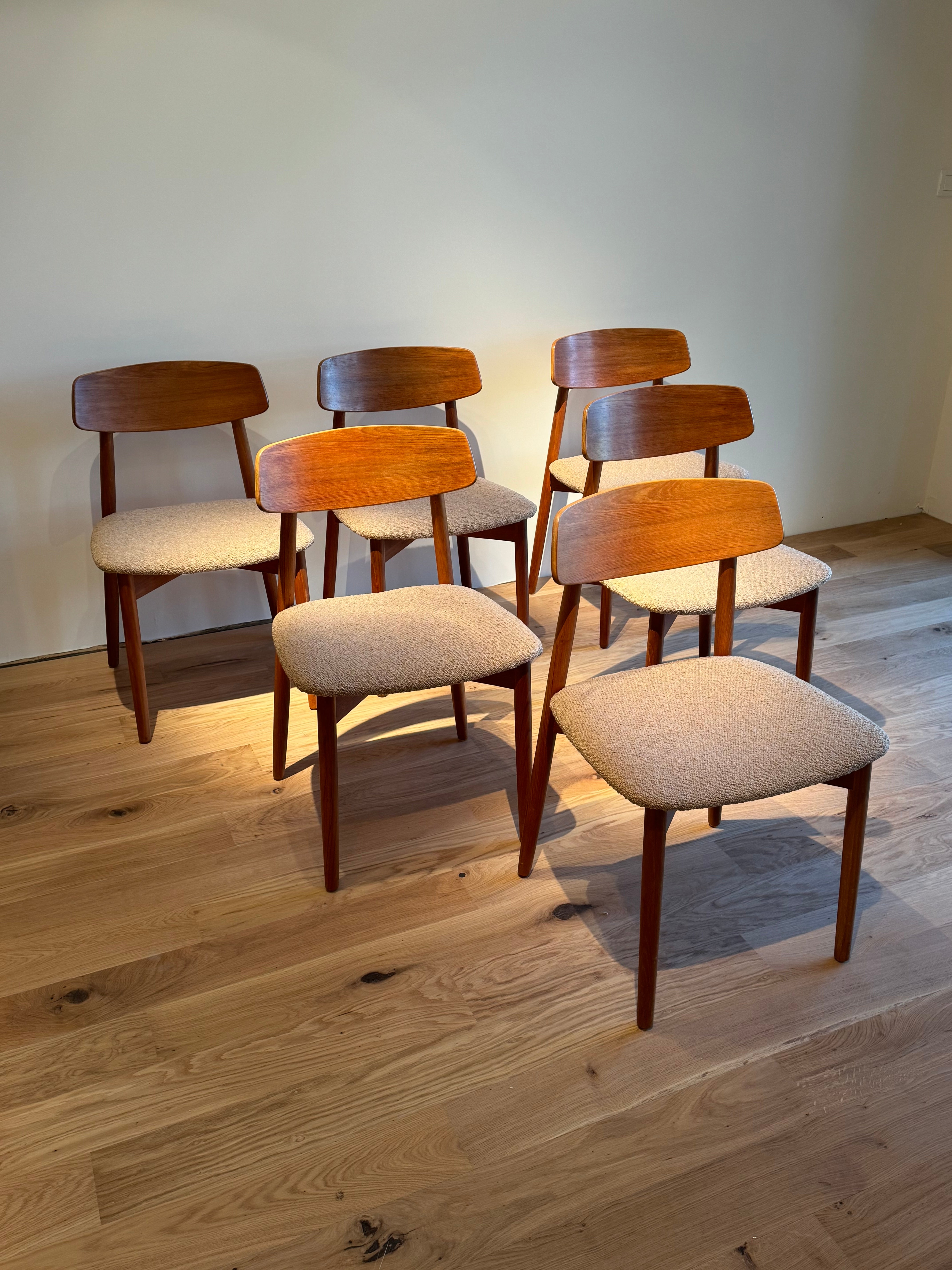 Chaises scandinaves vintage « Freja » par Harry Østergaard