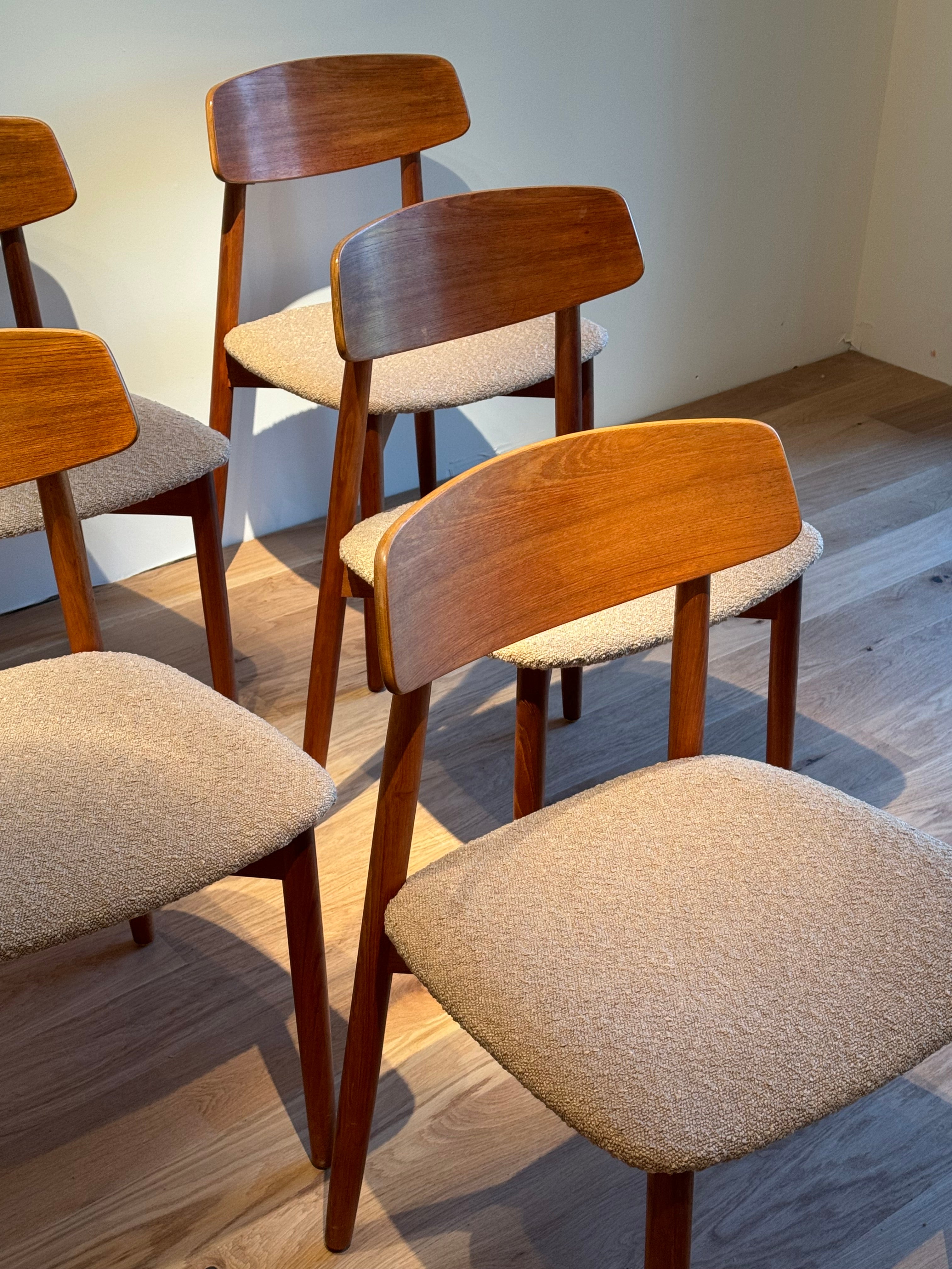 Chaises scandinaves vintage « Freja » par Harry Østergaard