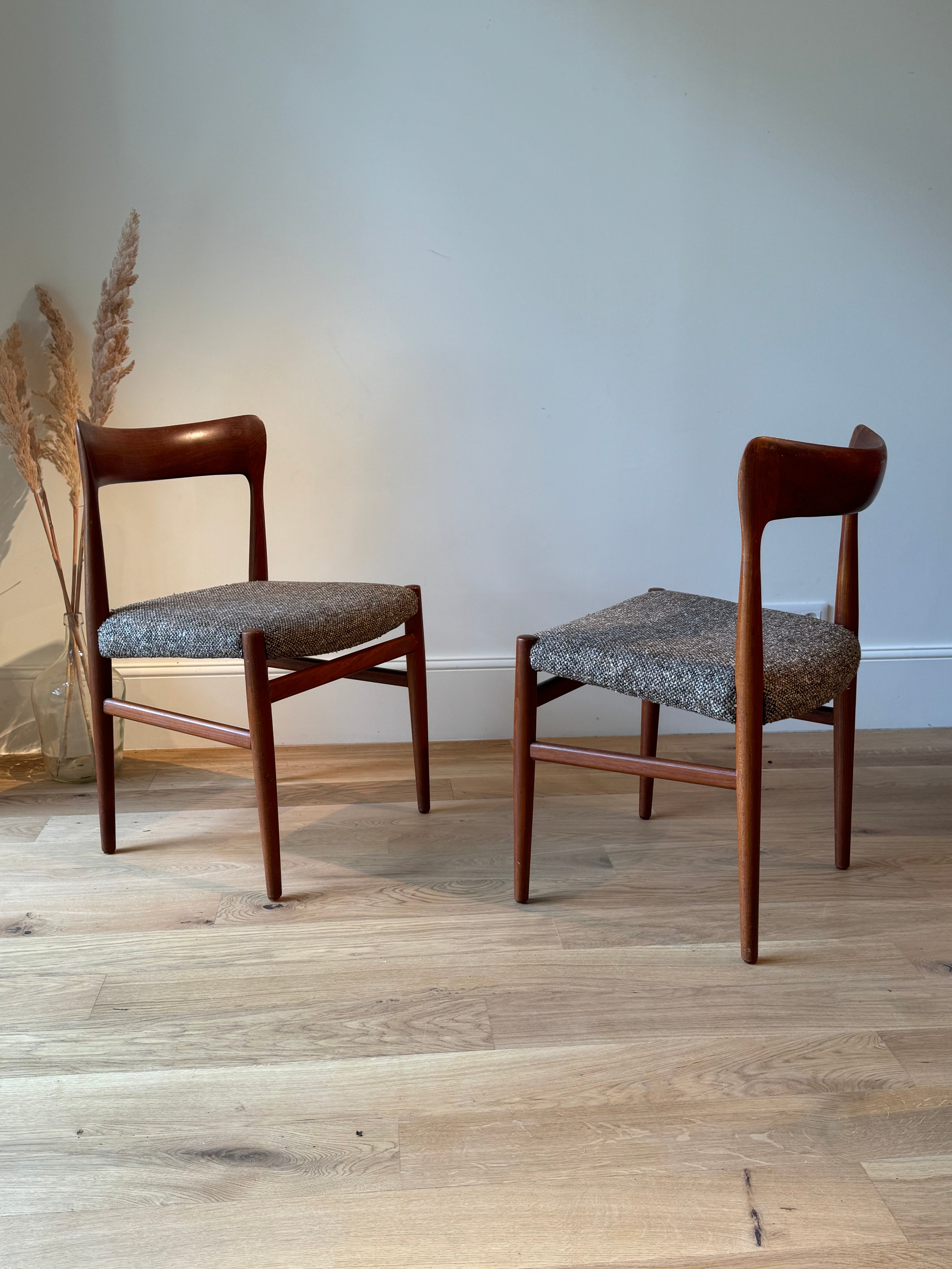 Paire de chaises vintage scandinave "Kaia"