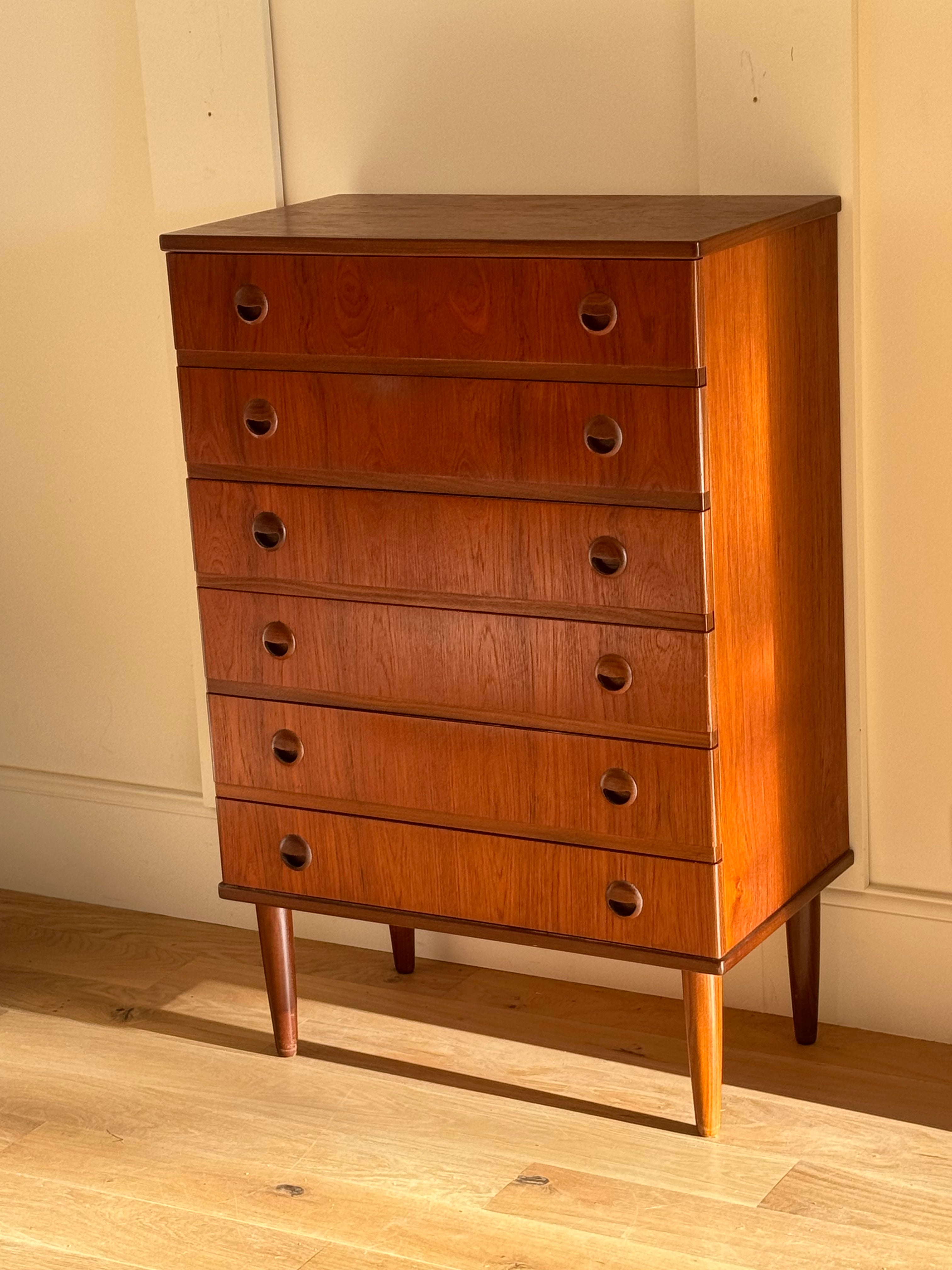 Grande commode scandinave vintage en teck « Ulla »