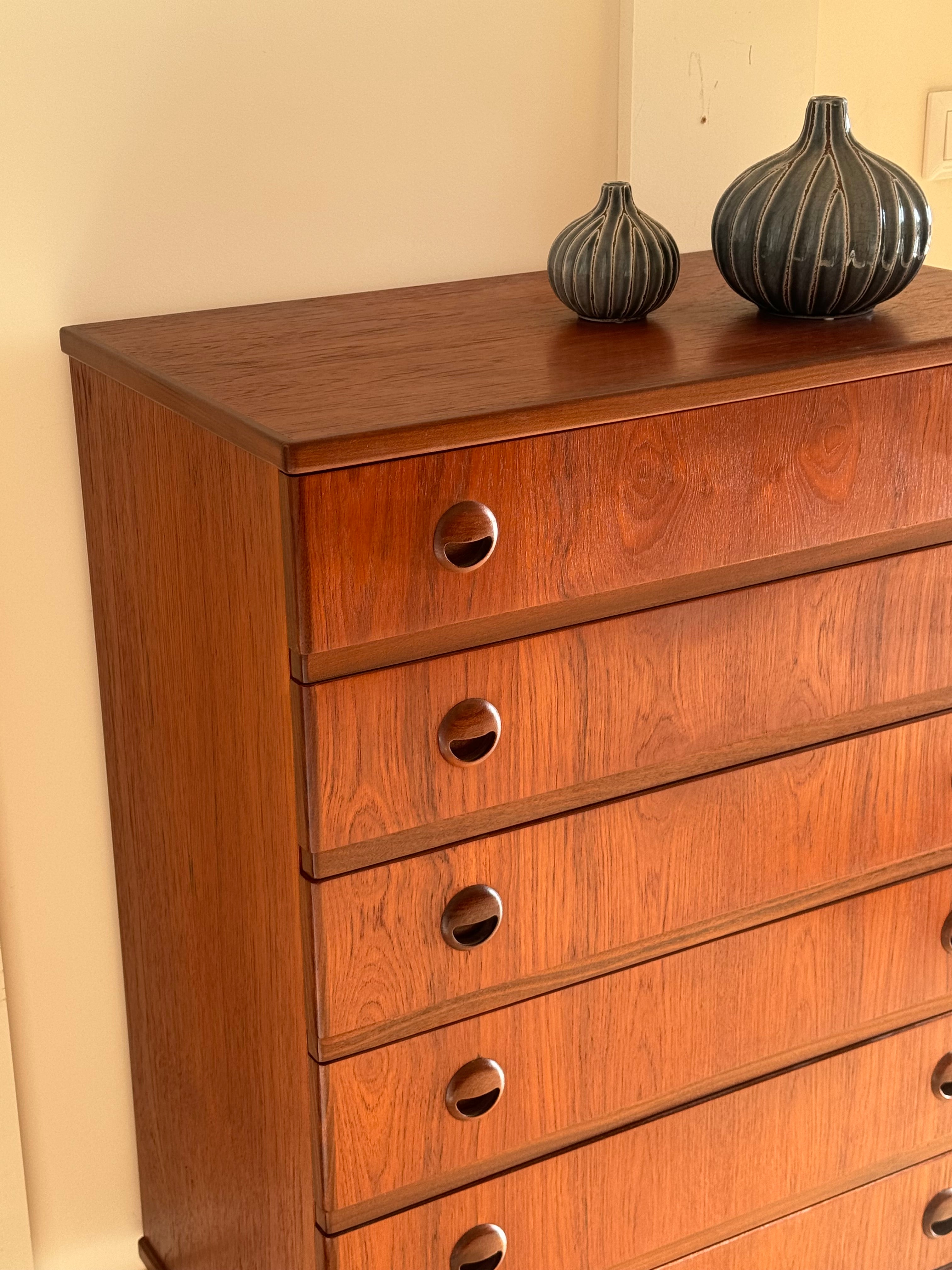 Grande commode scandinave vintage en teck « Ulla »