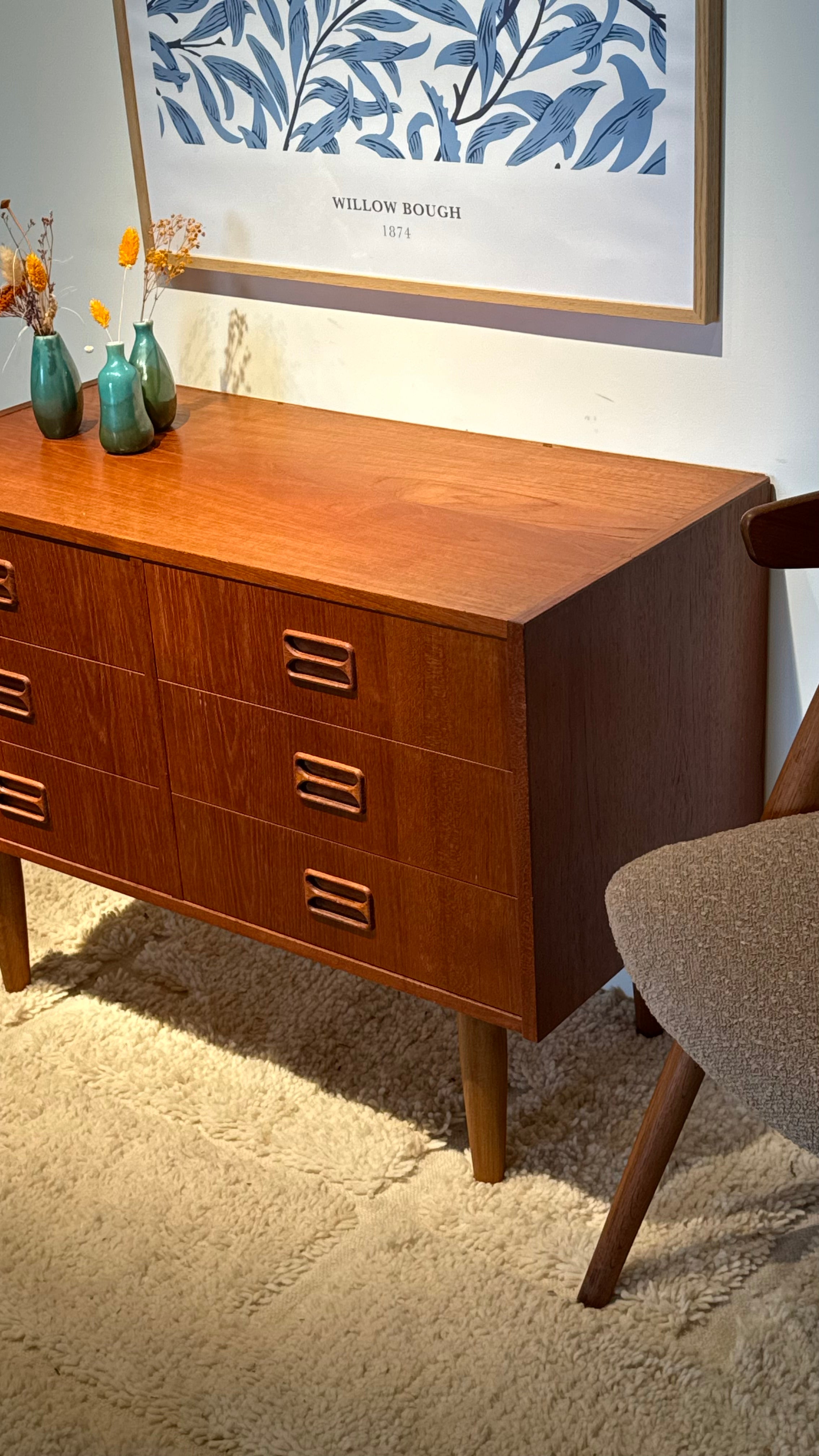 Enfilade scandinave vintage en teck "Ellen"
