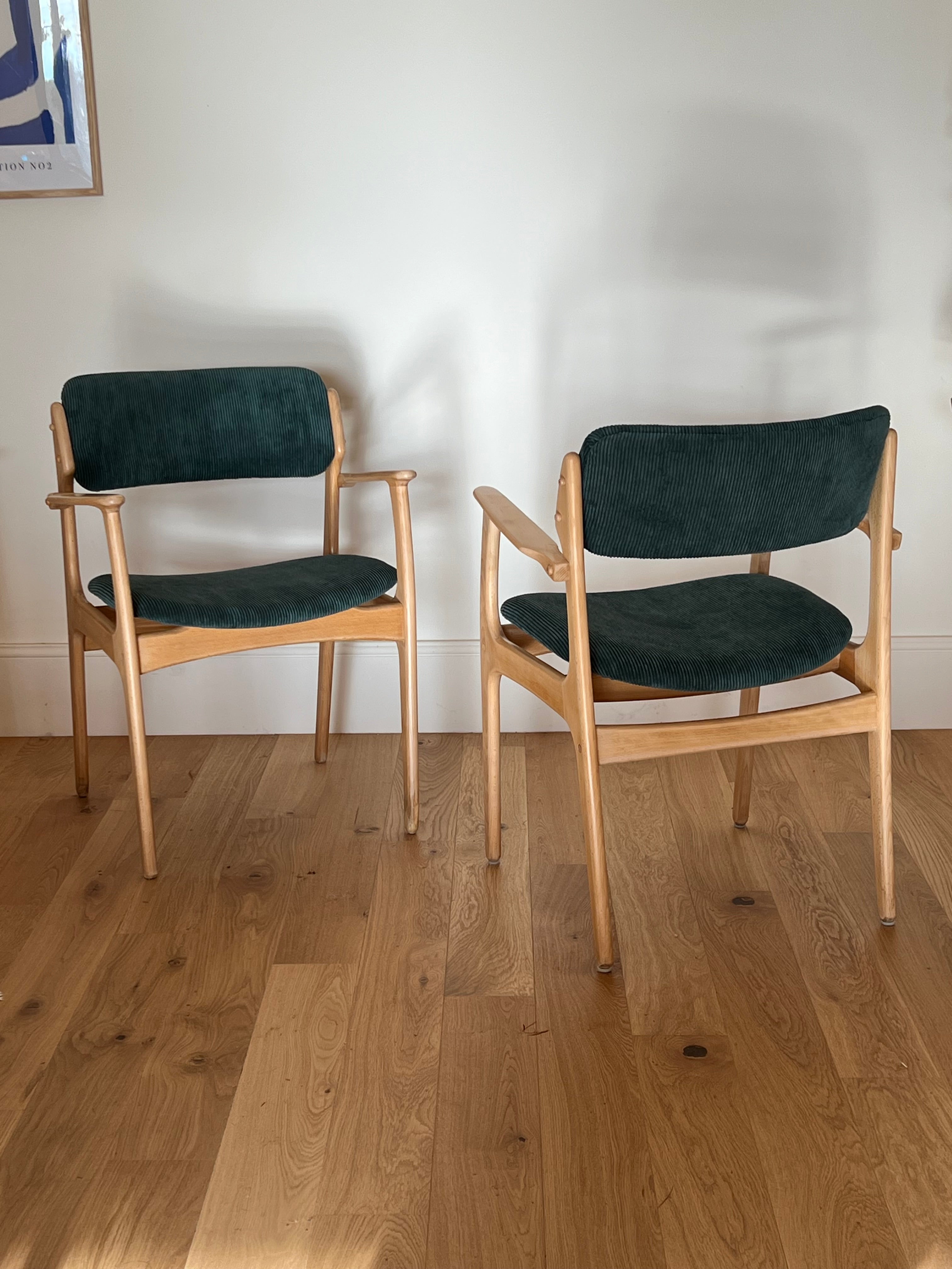 Fauteuil danois vintage “Modèle 50” – Erik Buch pour O.D. Møbler, années 60 (4 disponibles)