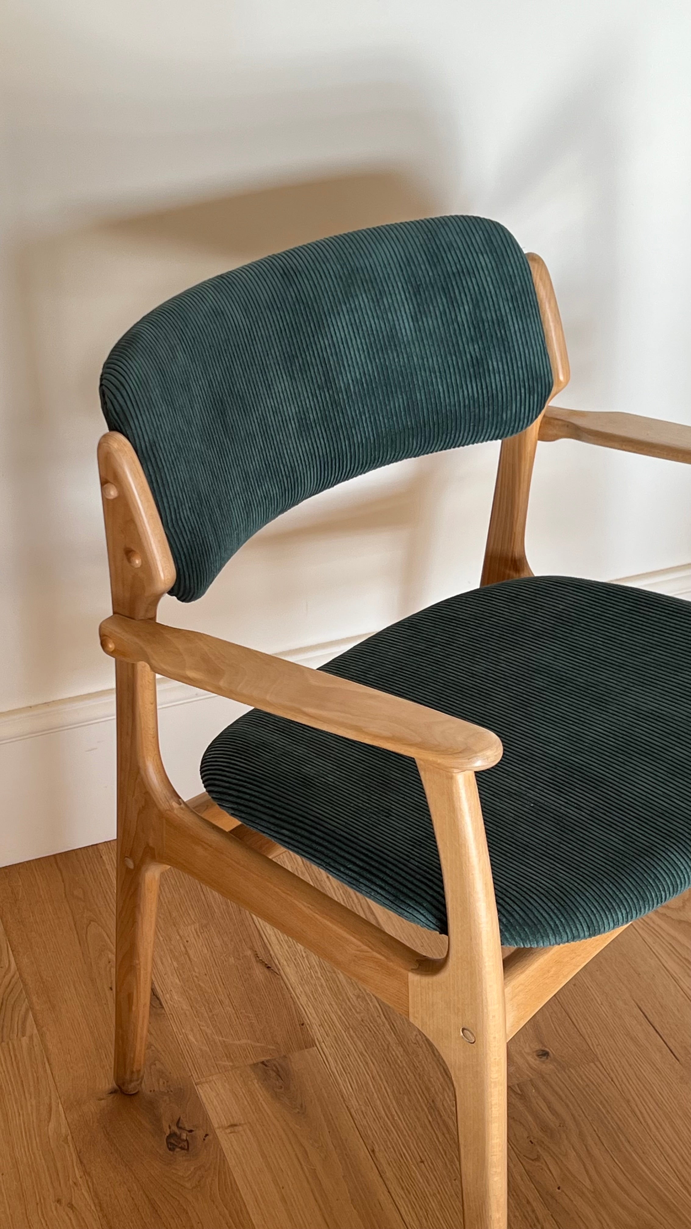 Fauteuil danois vintage “Modèle 50” – Erik Buch pour O.D. Møbler, années 60 (4 disponibles)