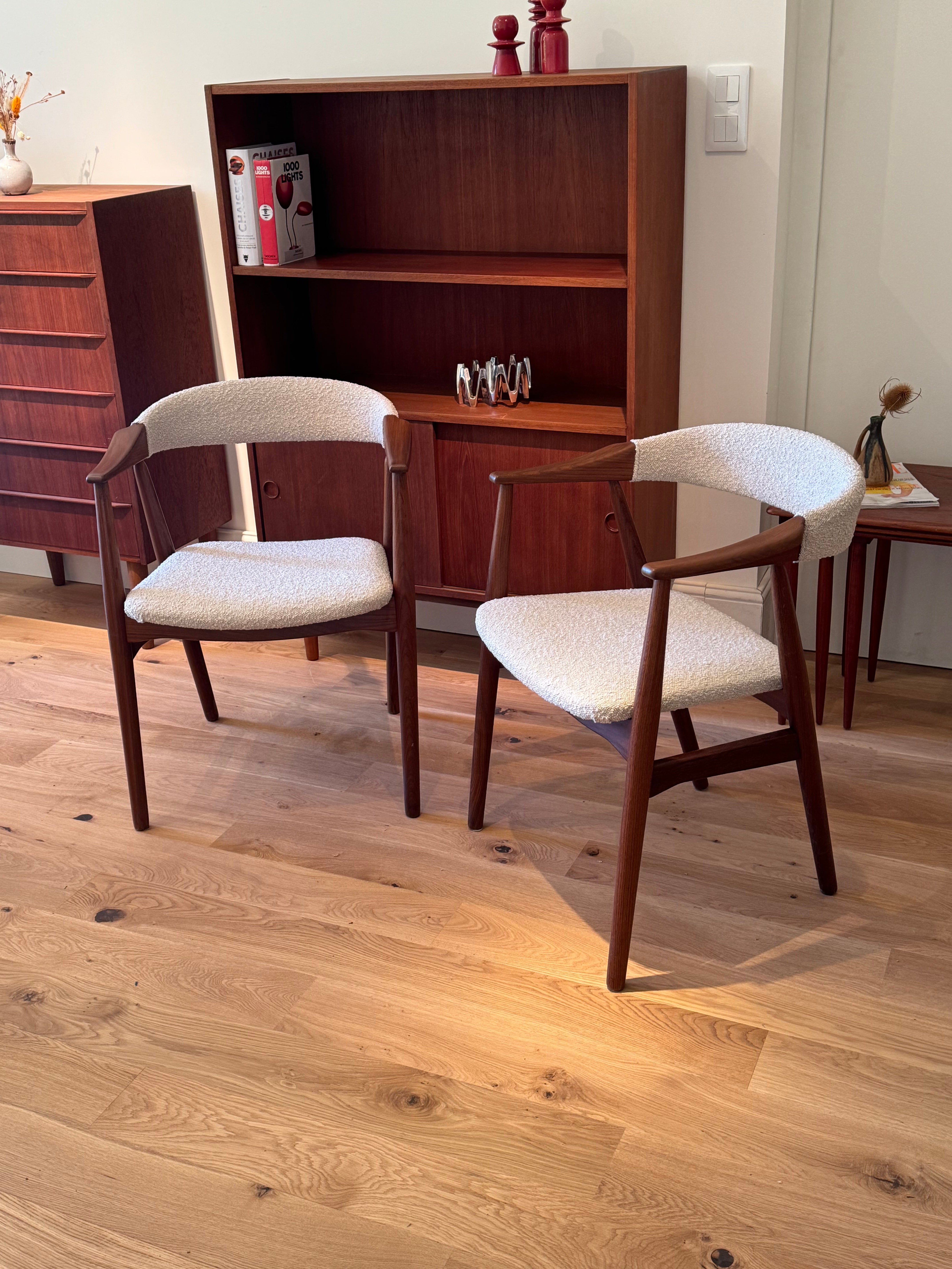 Fauteuil Scandinave vintage modèle 213 par Thomas Harlev pour Farstrup