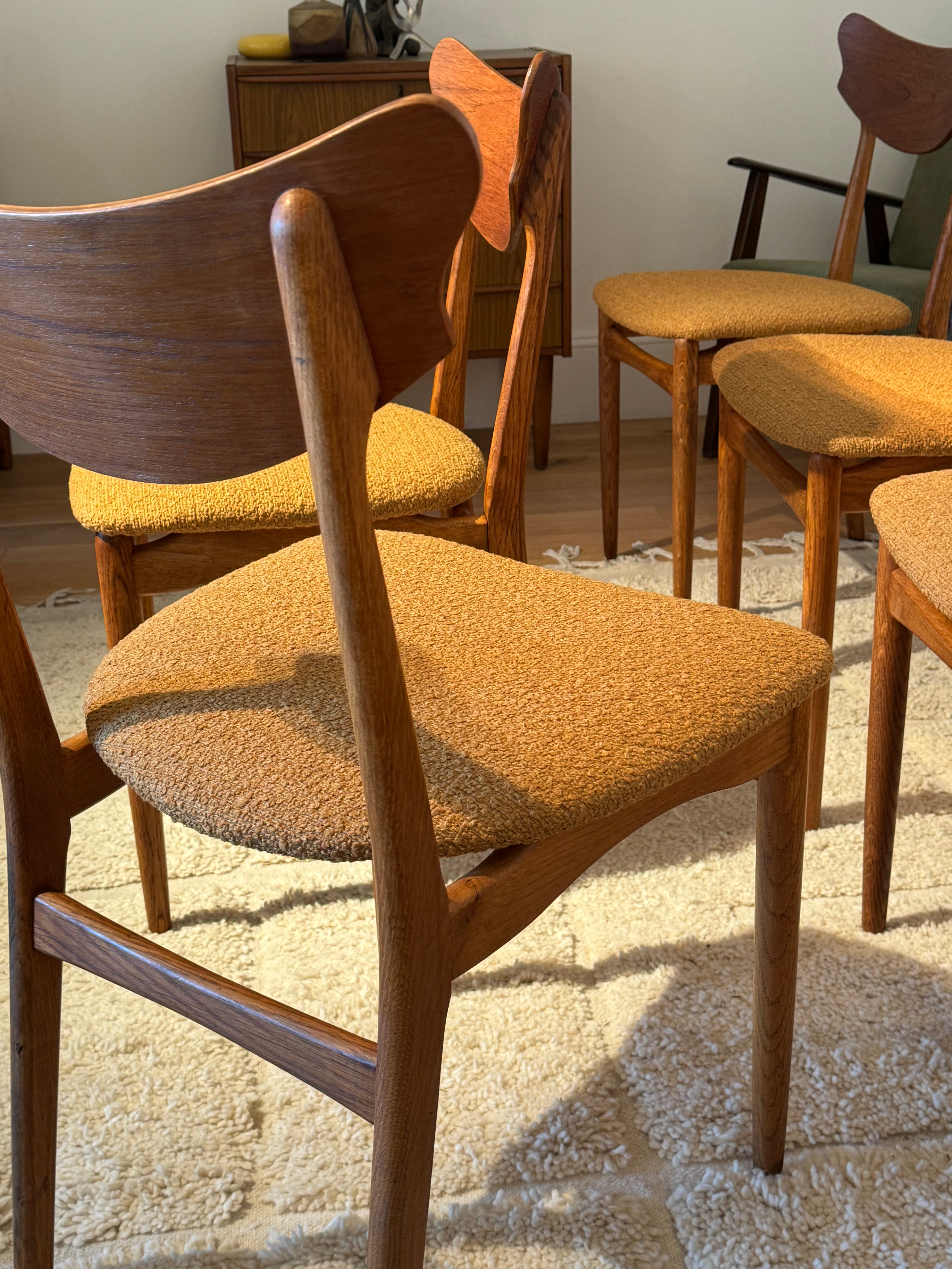Chaise scandinave vintage « Rosa » (6 disponibles)