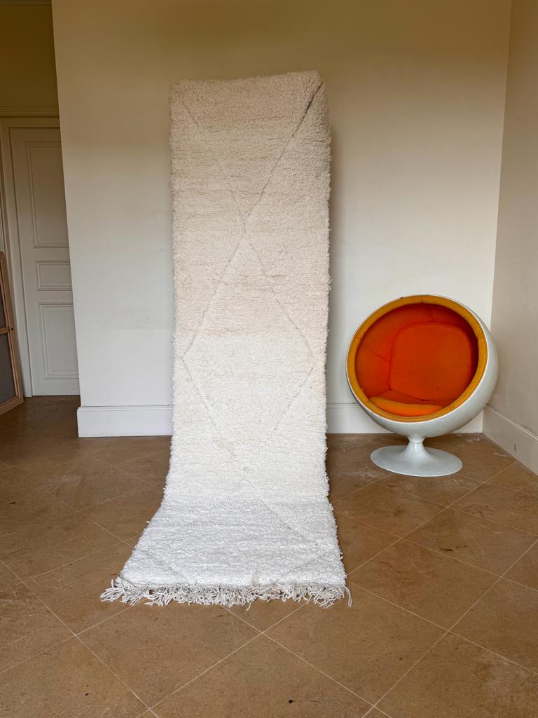 Tapis de couloir berbère Beni Ouarain 275 x 79 cm "Ali"