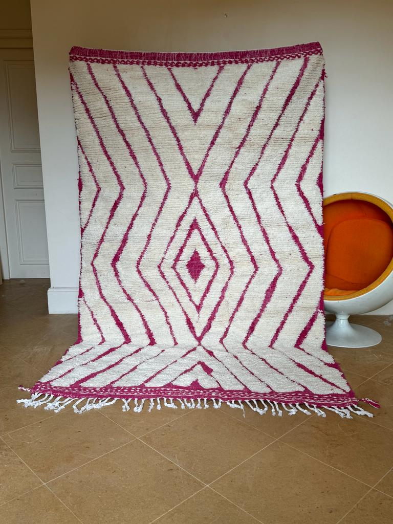 Tapis Beni Ouarain 251 x 157 cm "Nora"