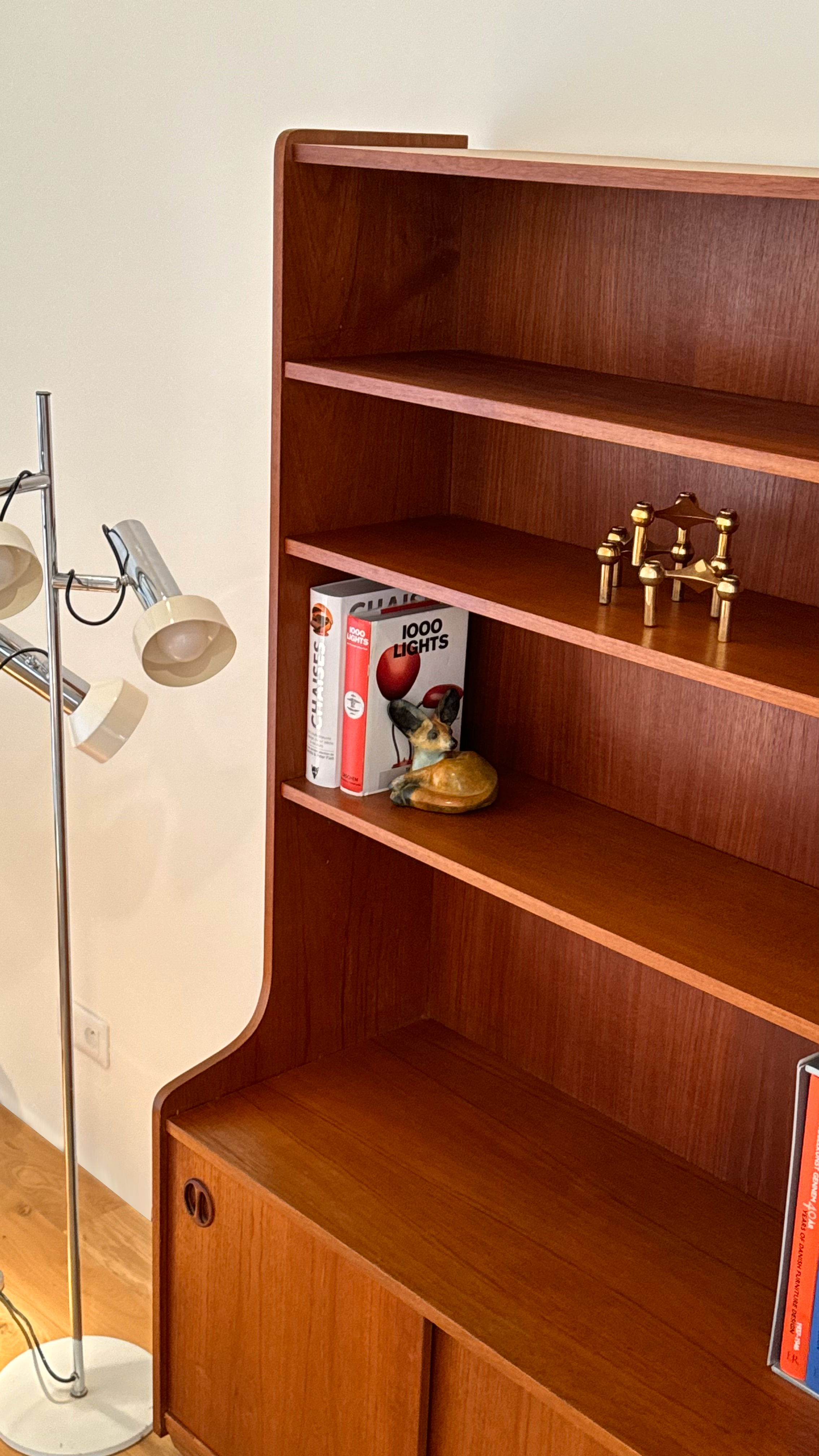 Bibliothèque scandinave vintage "Clara"