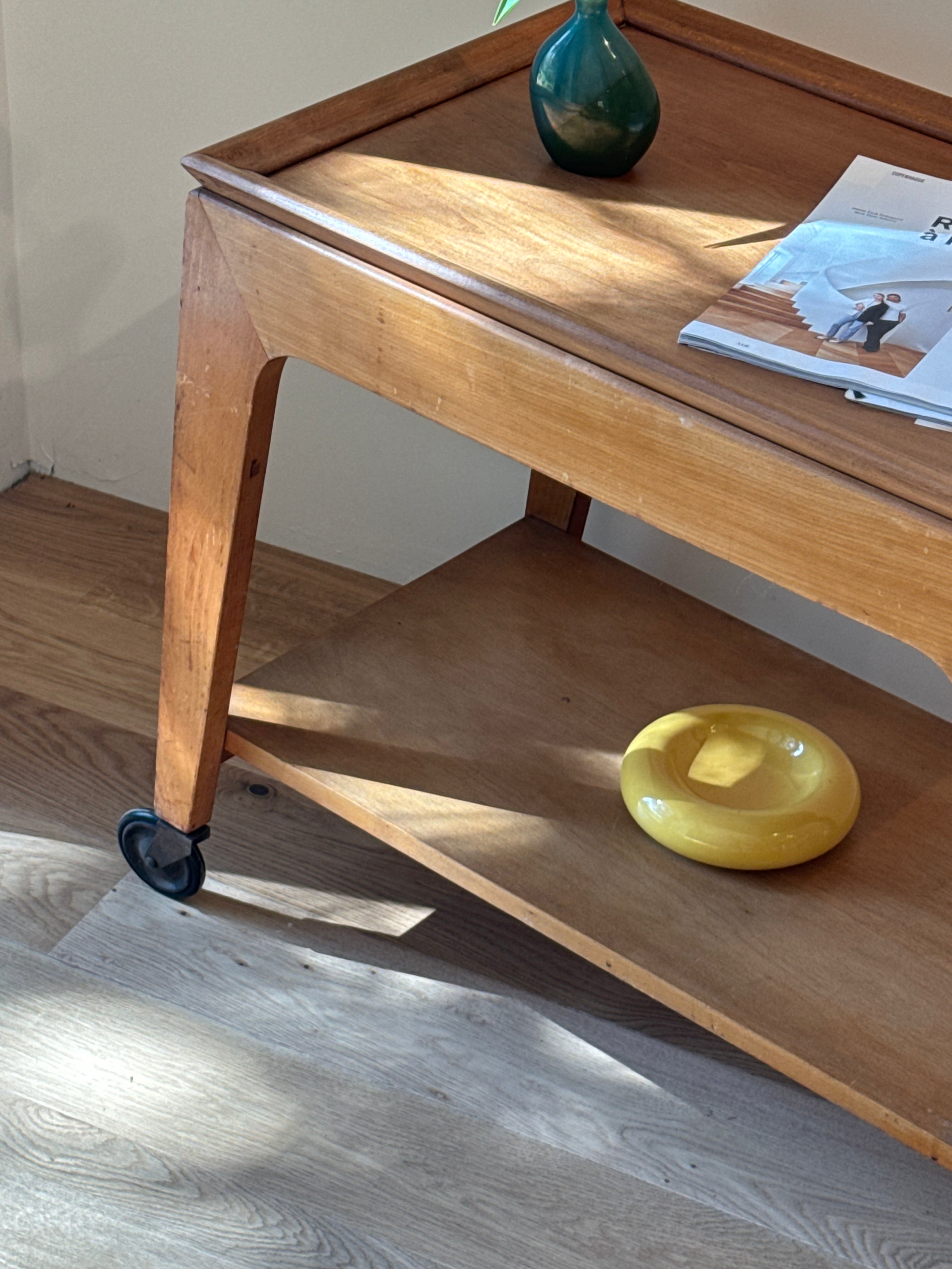 Desserte scandinave vintage "Mette" en chêne