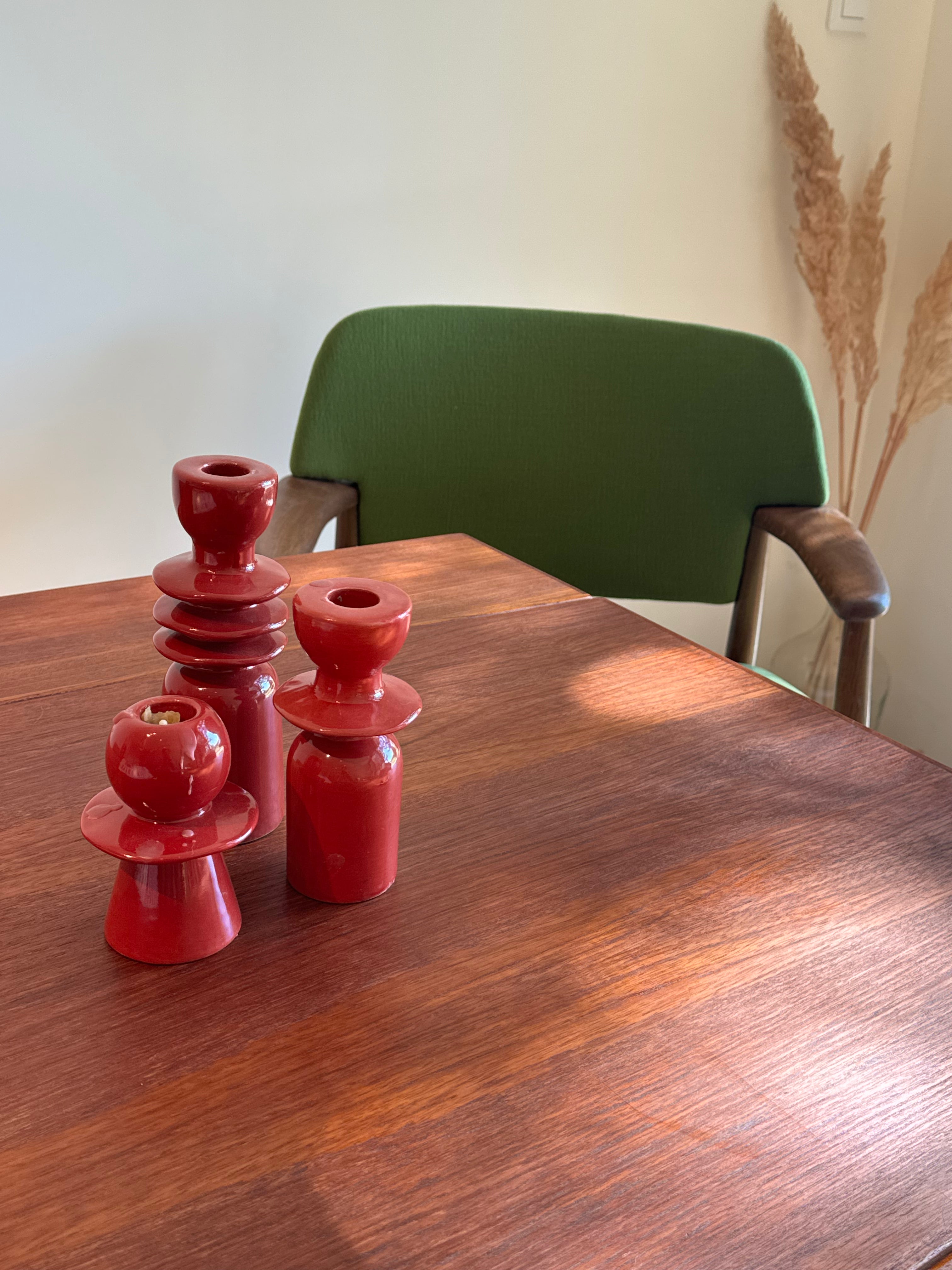 Table scandinave vintage "Elevator" en teck