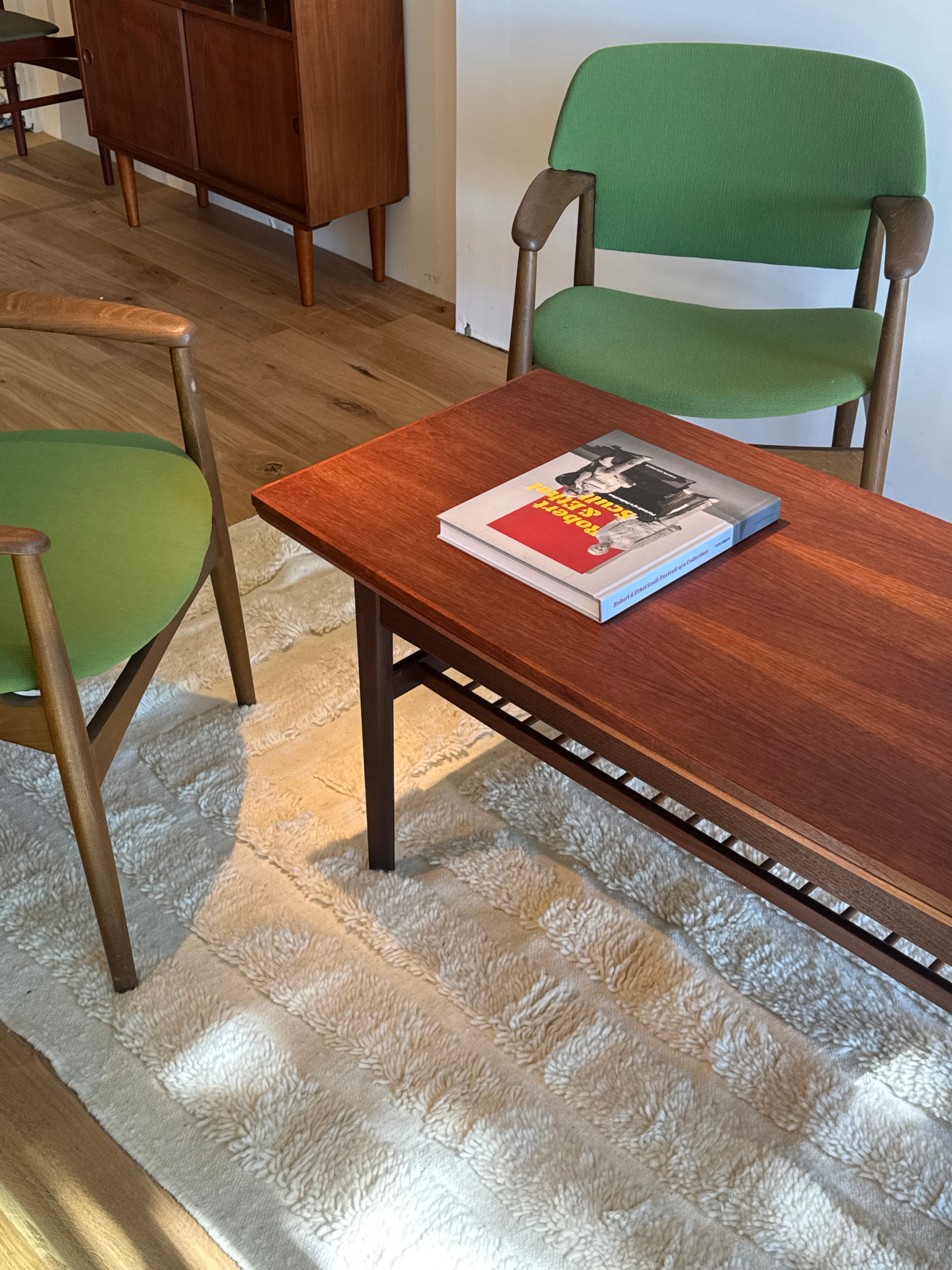 Table scandinave vintage "Elevator" en teck